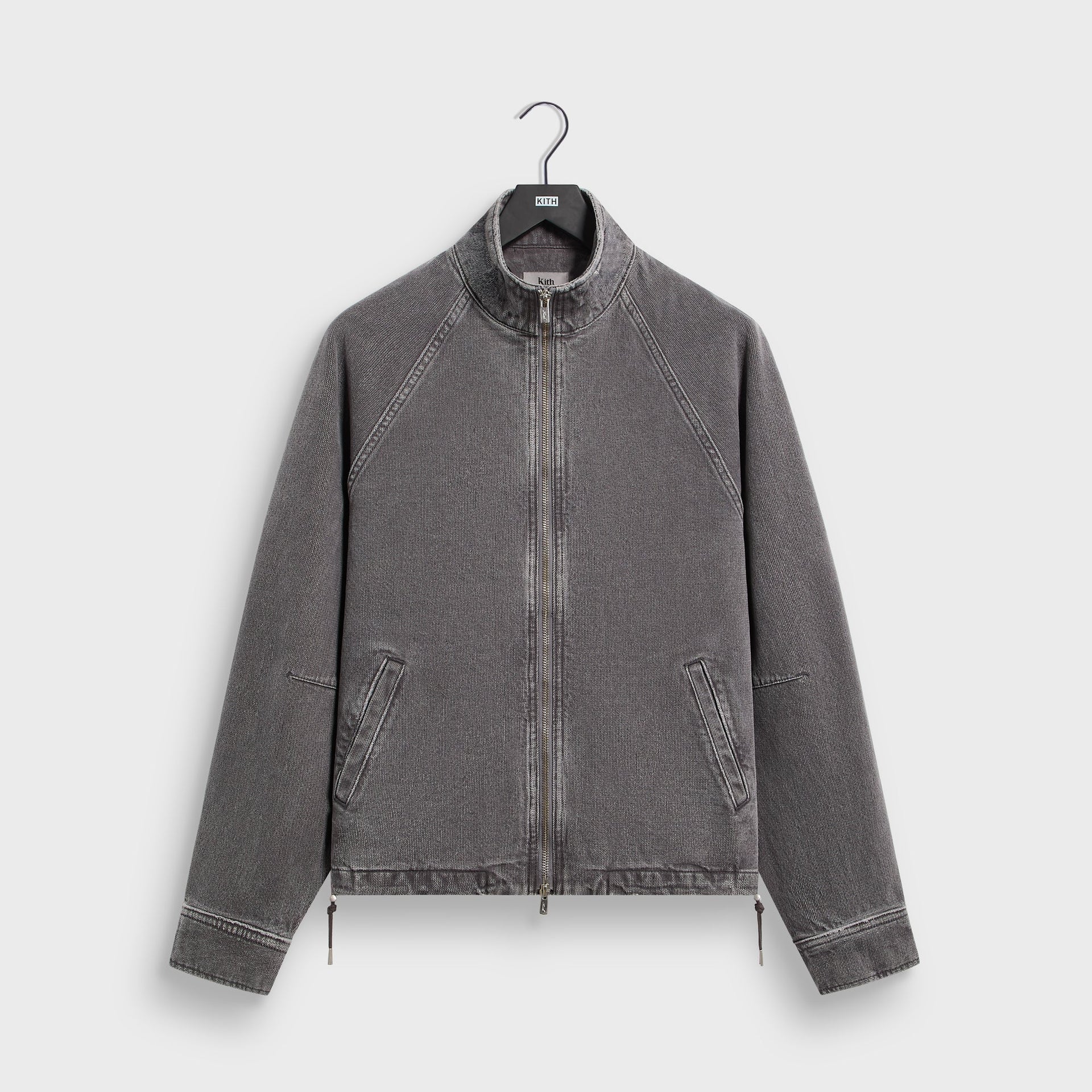 Kith Herringbone Denim Efron Track Jacket - Mineral - PH