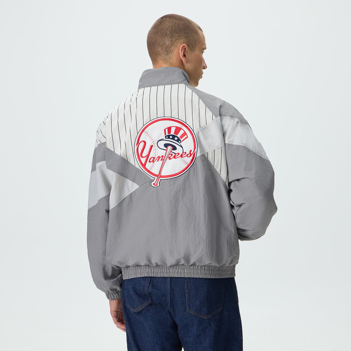 Kith for the New York Yankees Nylon Shiloh Jacket - Skyscraper