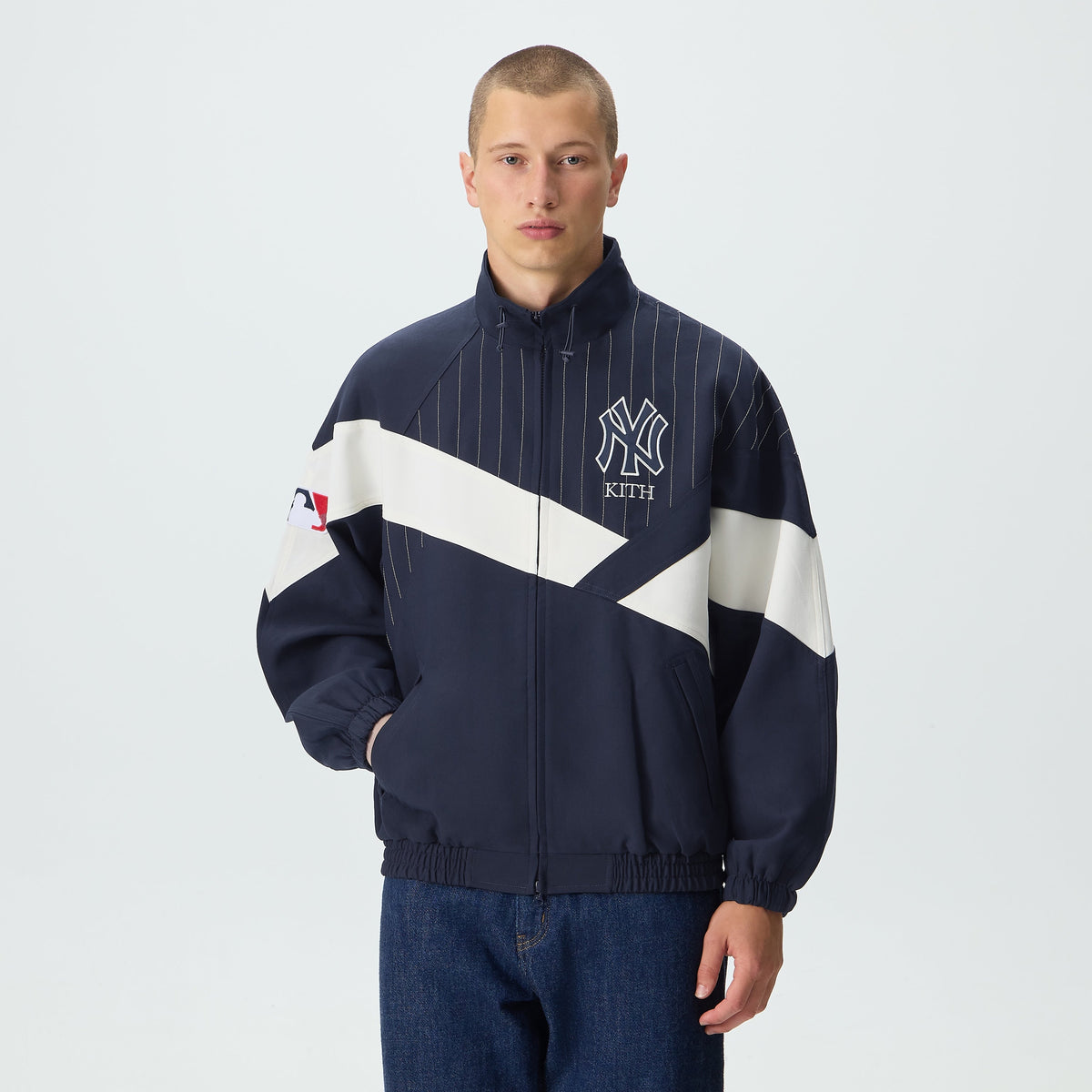 Kith for the New York Yankees Double Weave Shiloh Jacket - Nocturnal