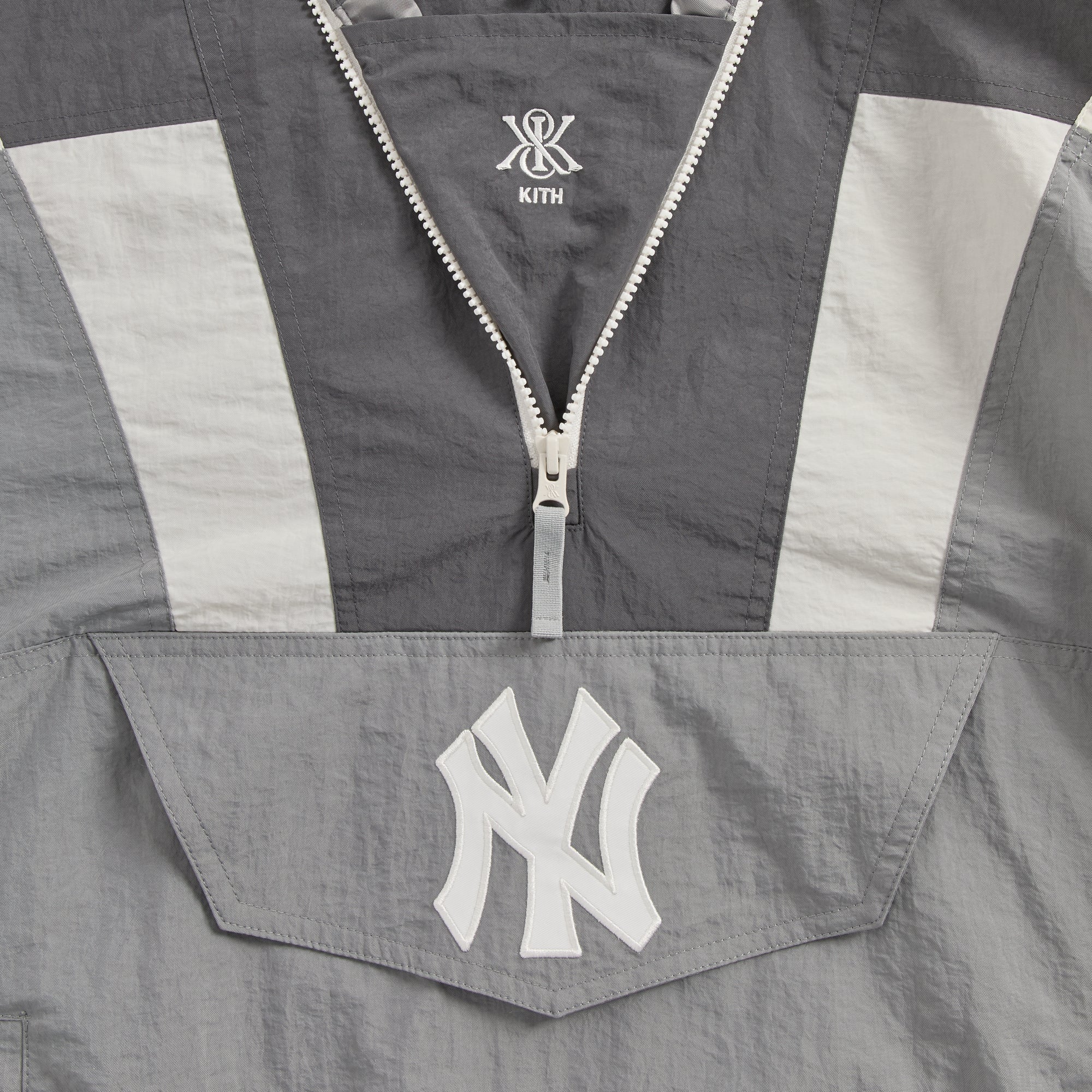 KITH New York Yankees ナイロンジャケット Mサイズ Kith for the New York Yankees Nylon Dante Pullover Jacket - Skyscraper