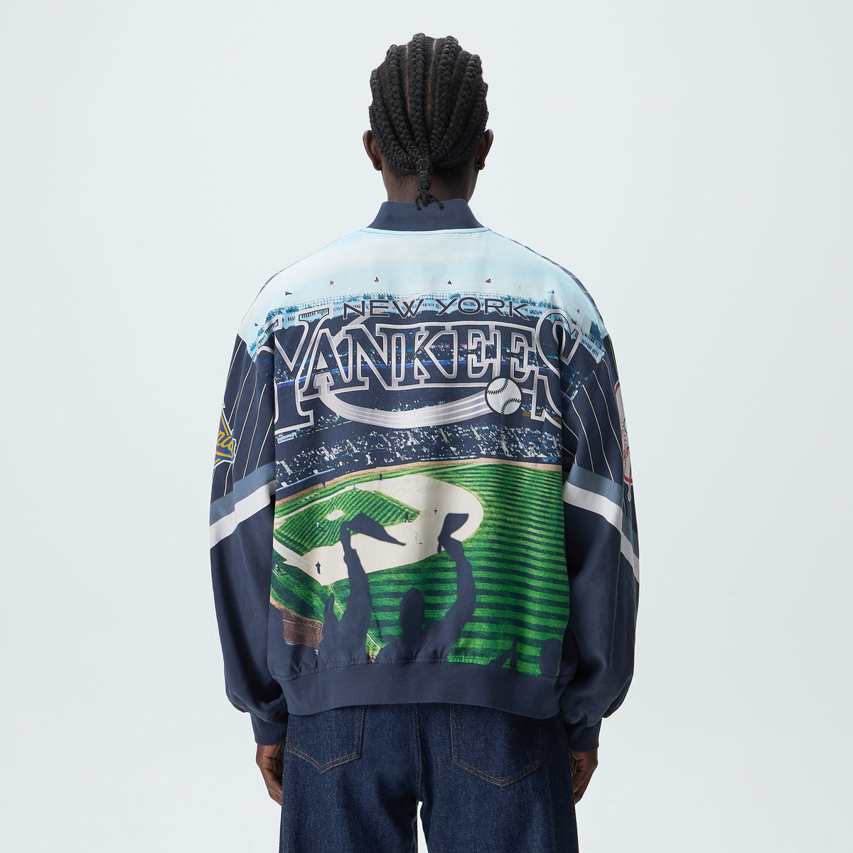 Kith for the New York Yankees Cupro Ferris Jacket - Nocturnal - PH