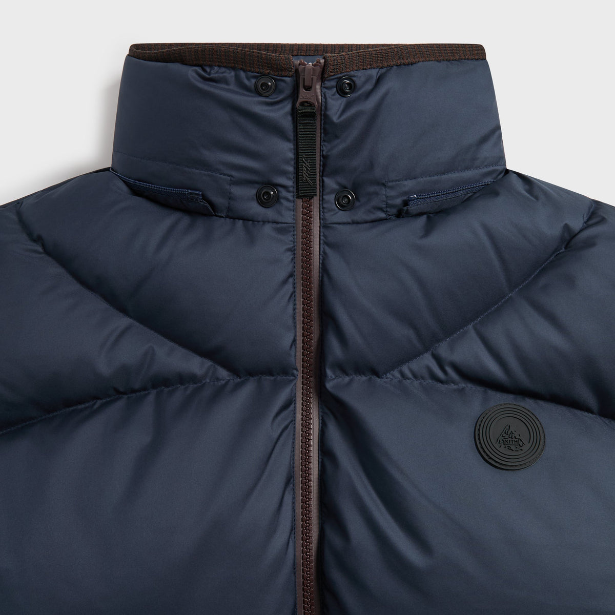 Kith Matte Stretch Taffeta Corey Puffer Vest - Nocturnal - PH