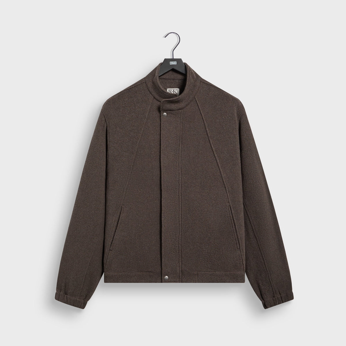 &Kin Crepe Fleece Phillip Jacket - Pecan - PH