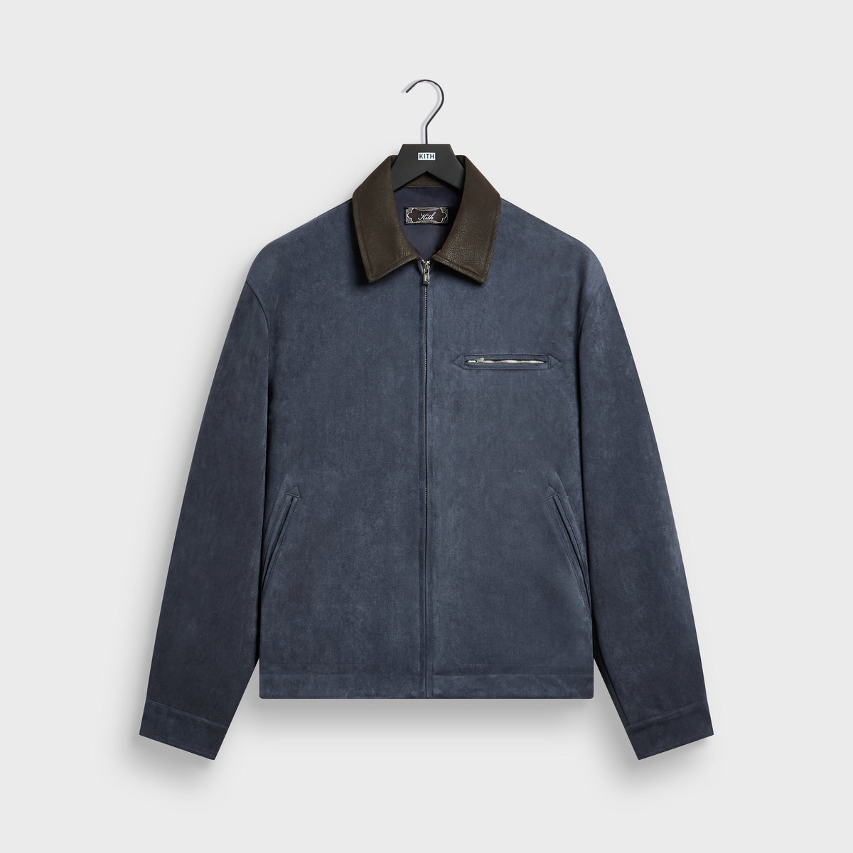 Kith Brushed Microsuede Erie Jacket - Torpedo - PH