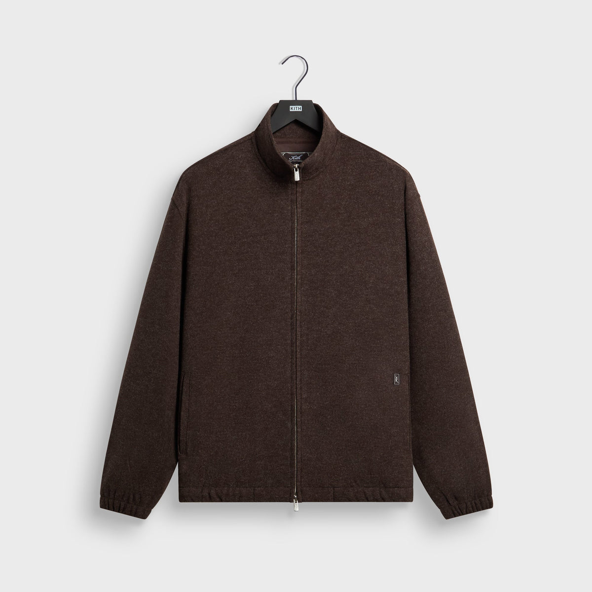 Kith Felted Jersey Stephen Track Jacket - Kindling - PH