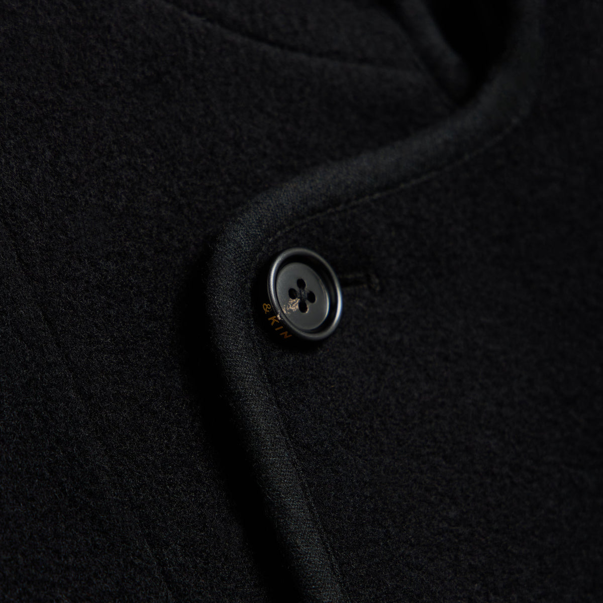 &Kin Wool Cashmere Bowie Jacket - Black - PH