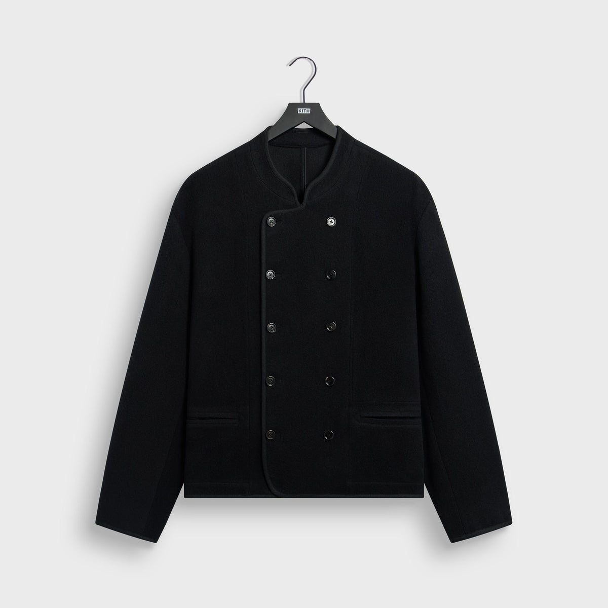 &Kin Wool Cashmere Bowie Jacket - Black - PH