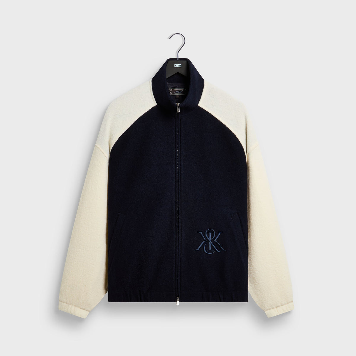 Kith Wool Conrad Varsity Track Jacket - Nocturnal - PH