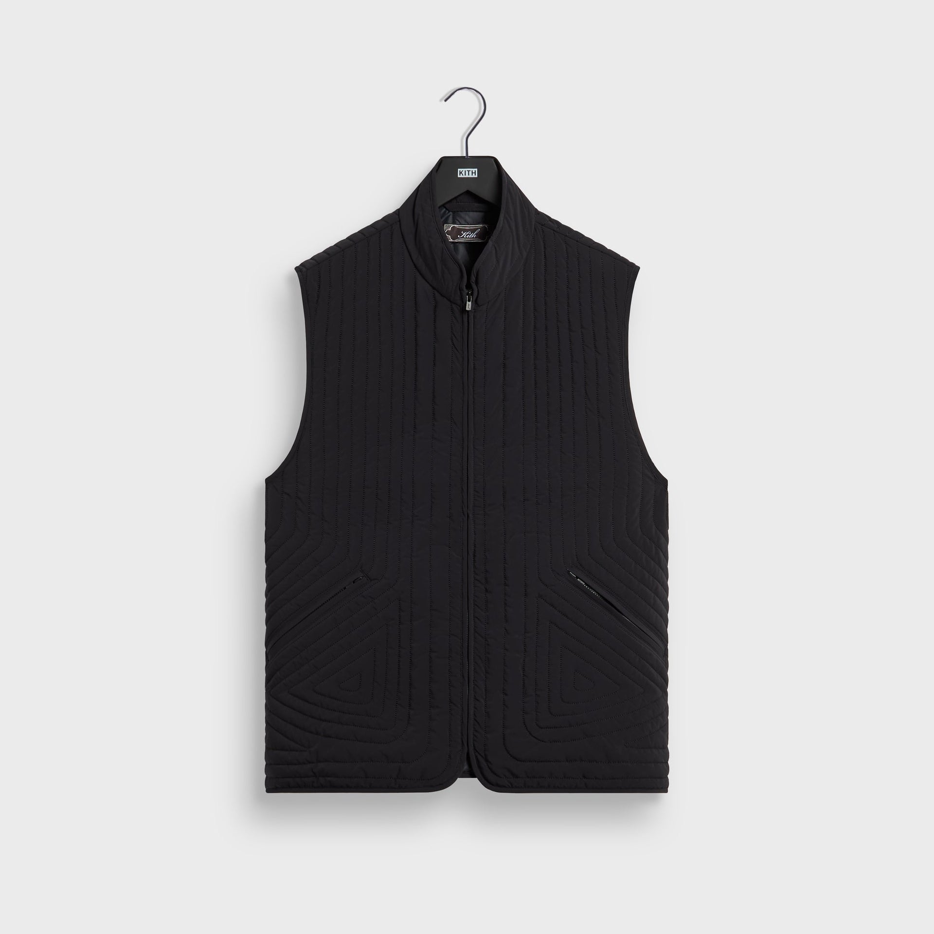 Kith Quilted Nylon Lorenzo Vest - Black - PH