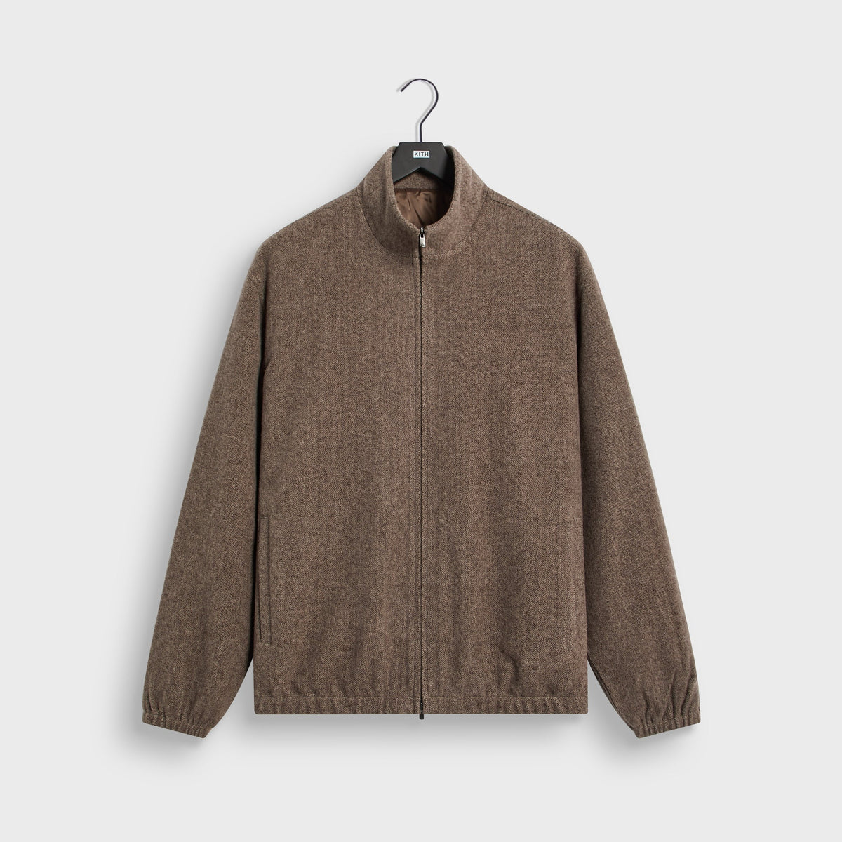 &Kin Wool Cashmere Stephen Track Jacket - Kindling - PH