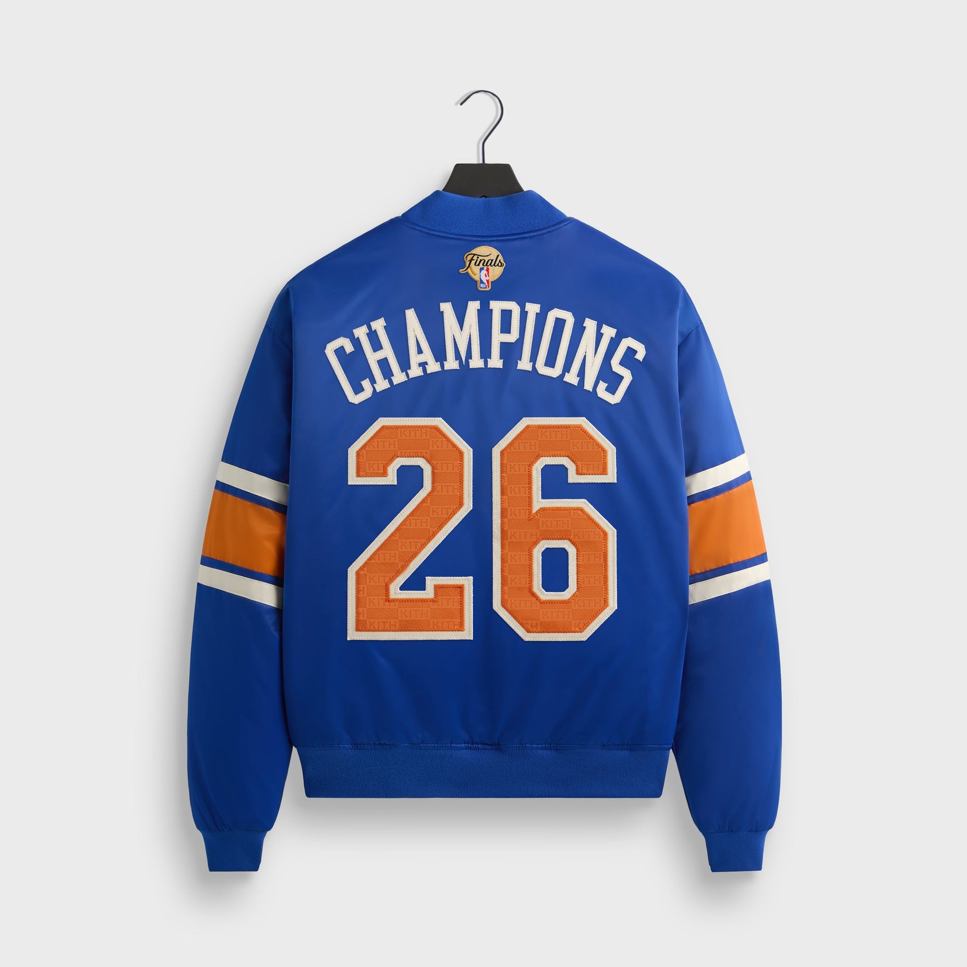MADE-TO-ORDER | Kith for the New York Knicks 2026 Champions Satin Bomber Jacket - Current