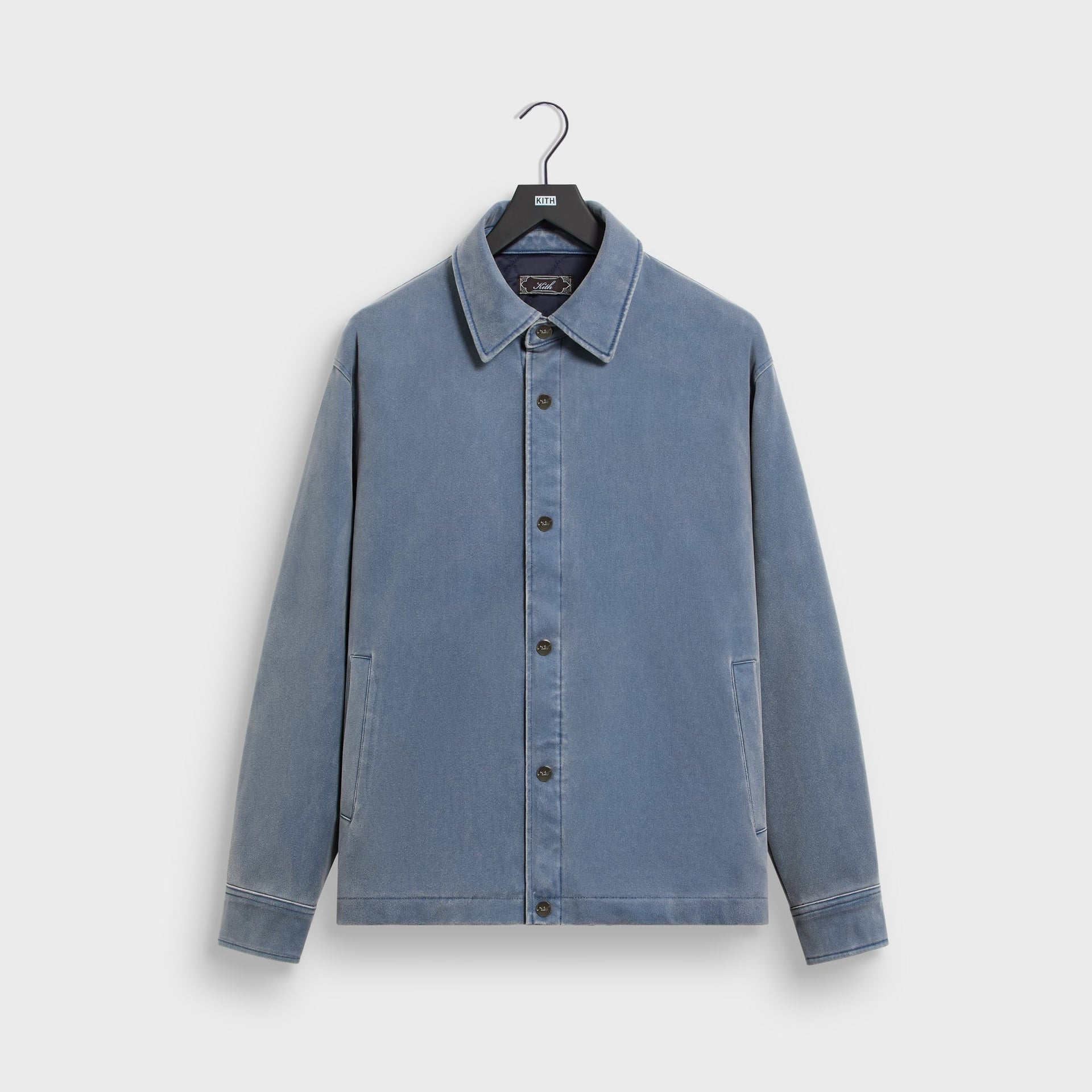 Kith Microsuede Bonded Brixton Shirt Jacket - Elevation - PH
