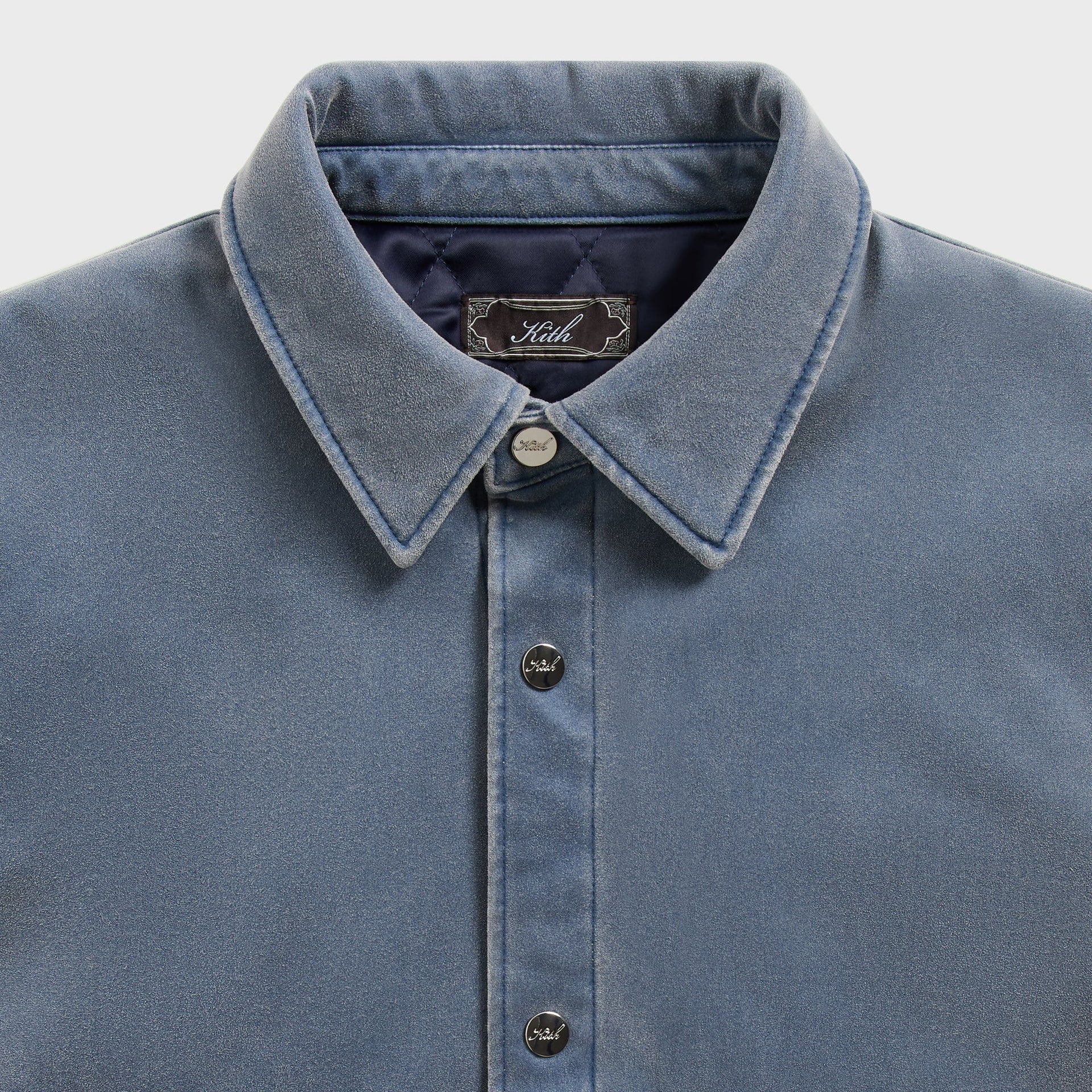 Kith Microsuede Bonded Brixton Shirt Jacket - Elevation - PH