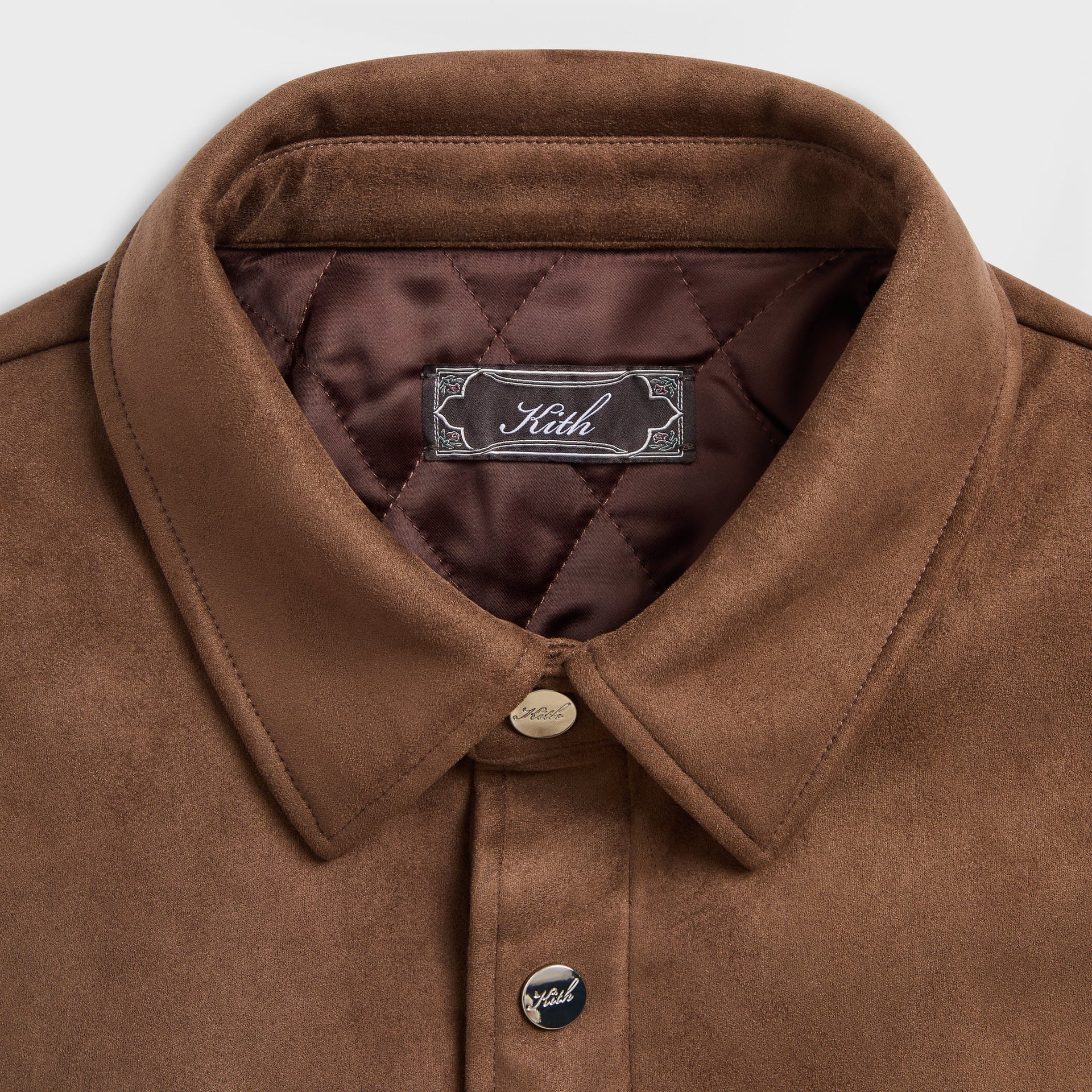 Kith Microsuede Bonded Brixton Shirt Jacket - Hurricane - PH
