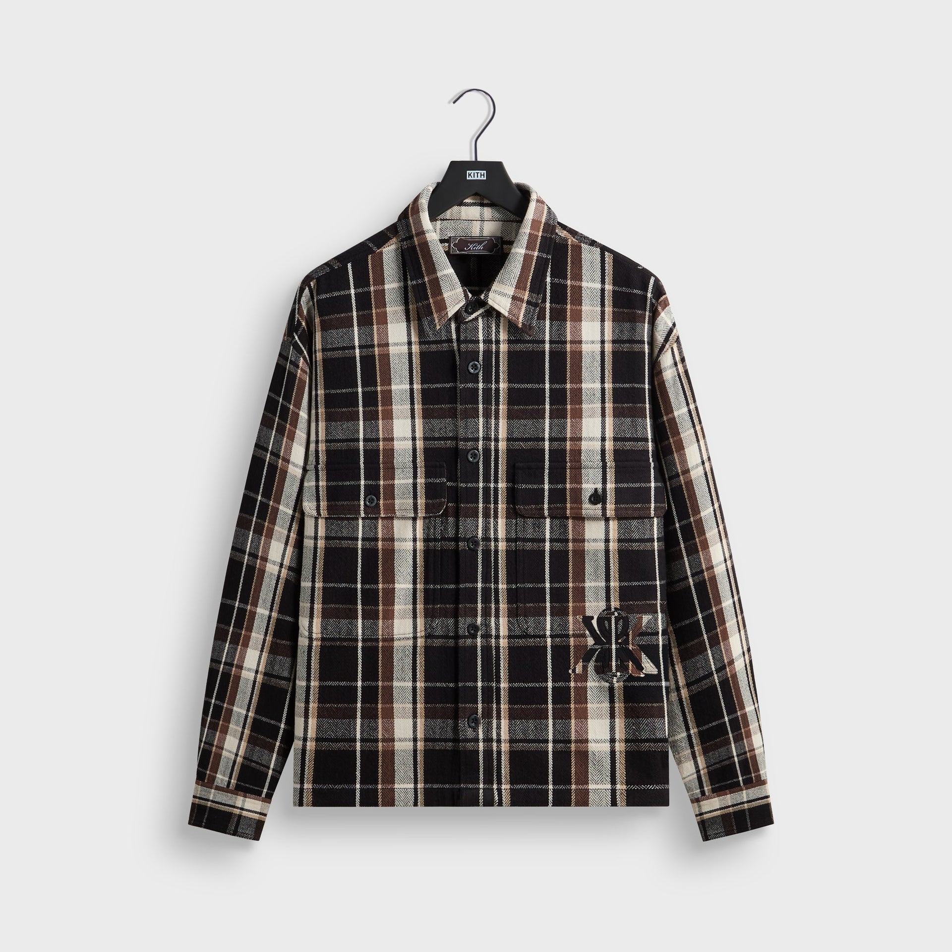 Kith Plaid Henson Buttondown Shirt - Black - PH