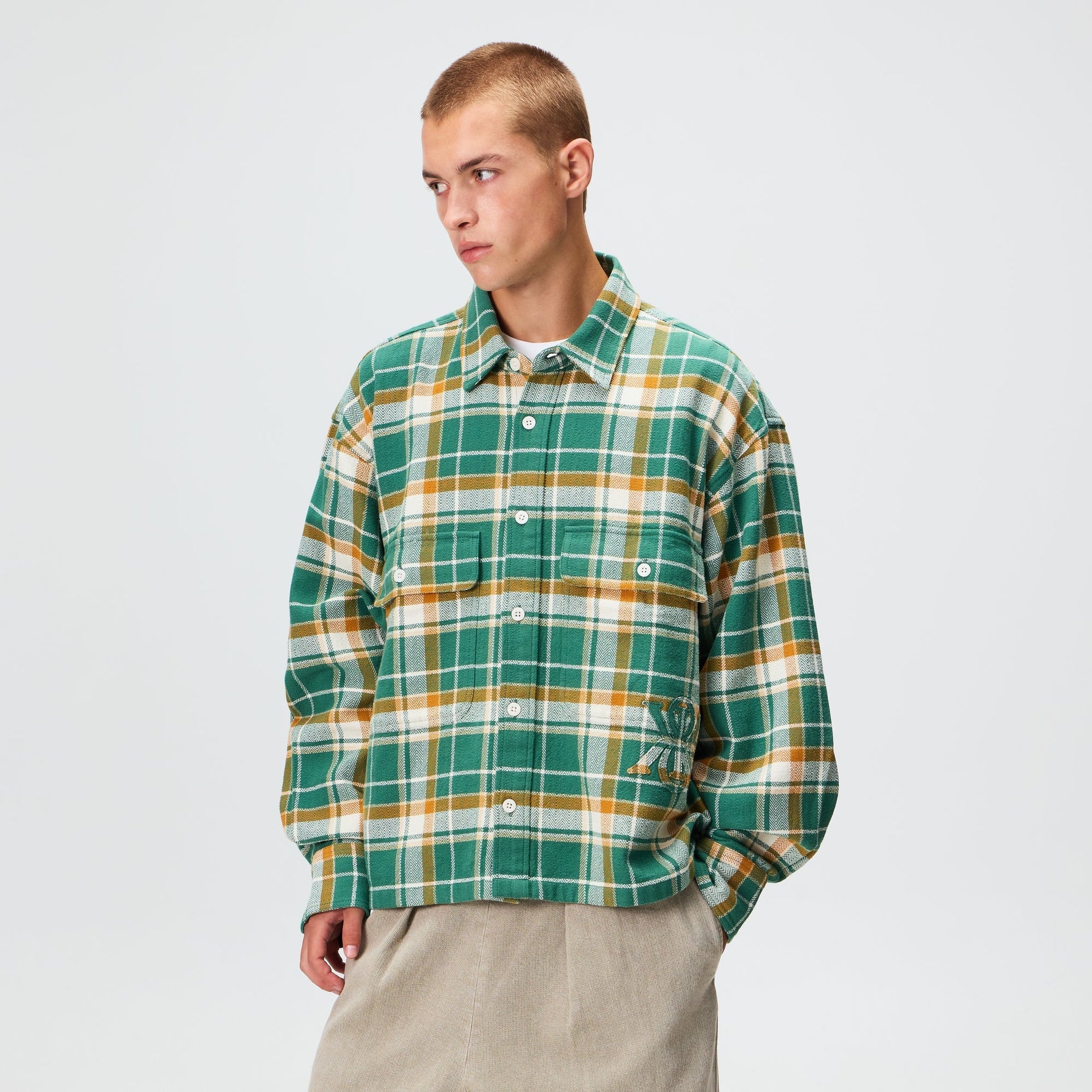 Kith Plaid Henson Buttondown Shirt - Alpine - PH