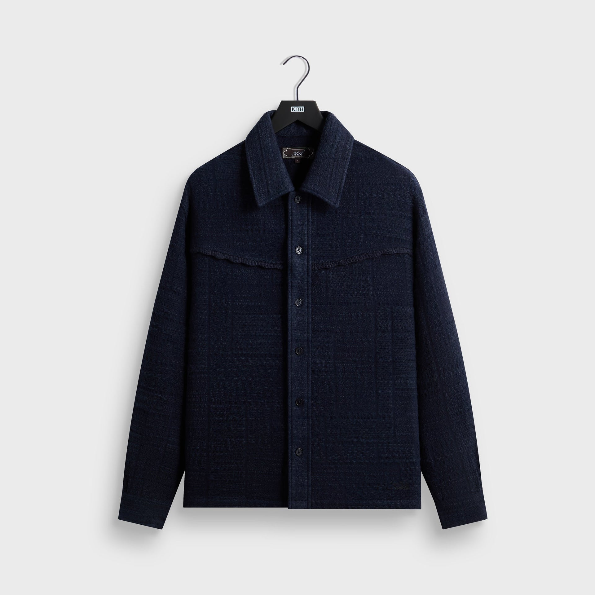 Kith Patchwork Tweed Johnson Shirt - Nocturnal - PH