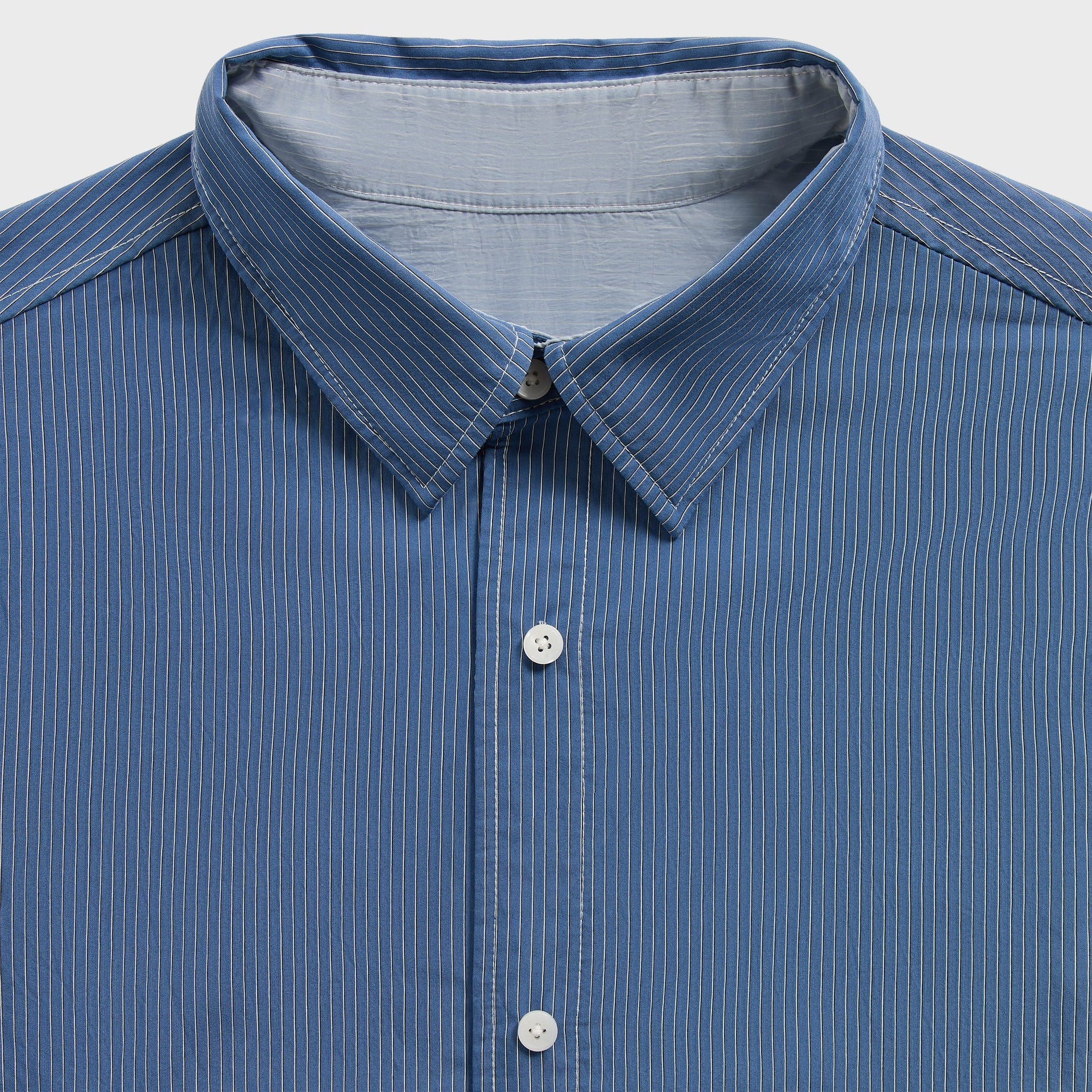 Kith Layered Stripe Georgie Shirt - White - PH