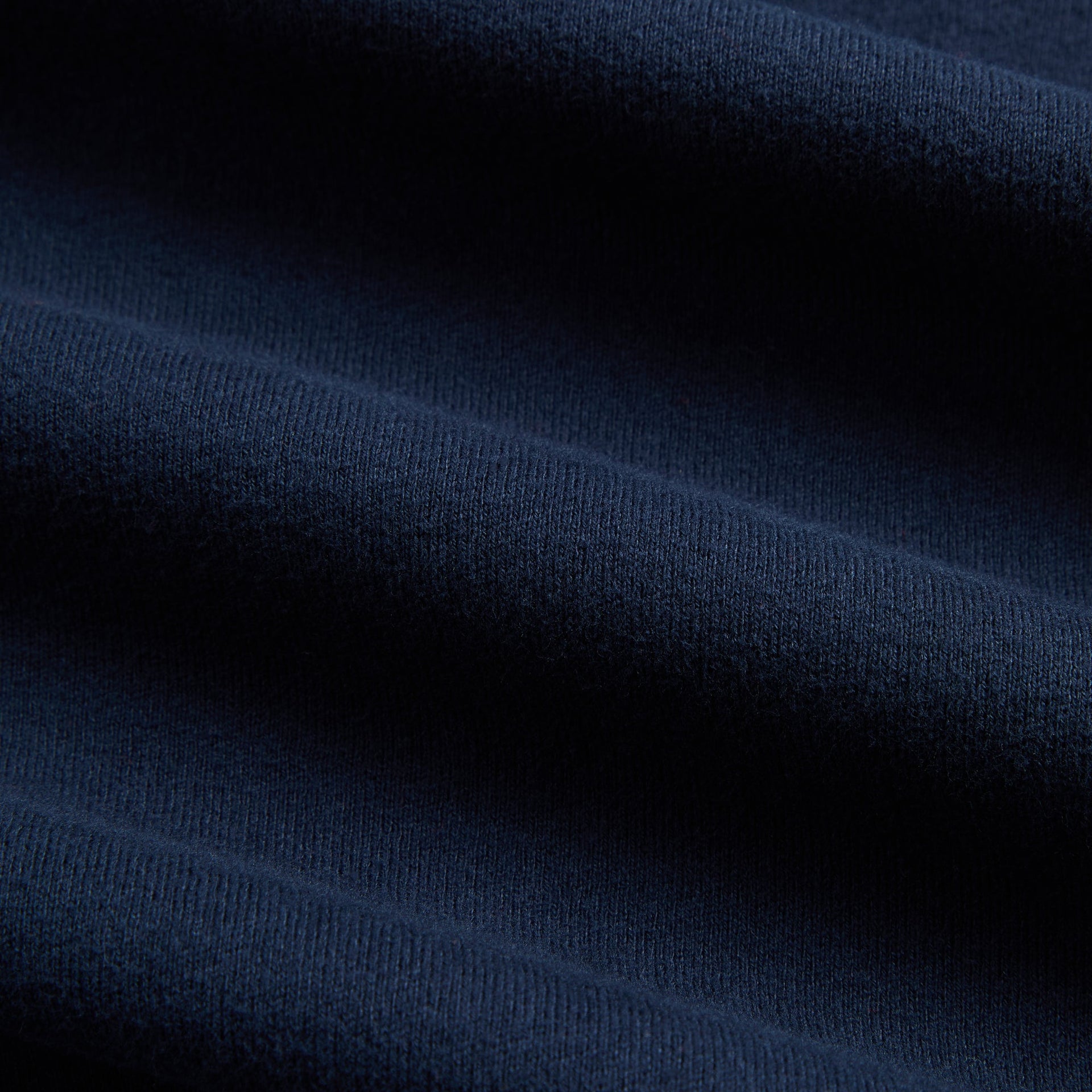 Kith Compact Cotton Knit Javier Quarter Zip Pullover - Nocturnal