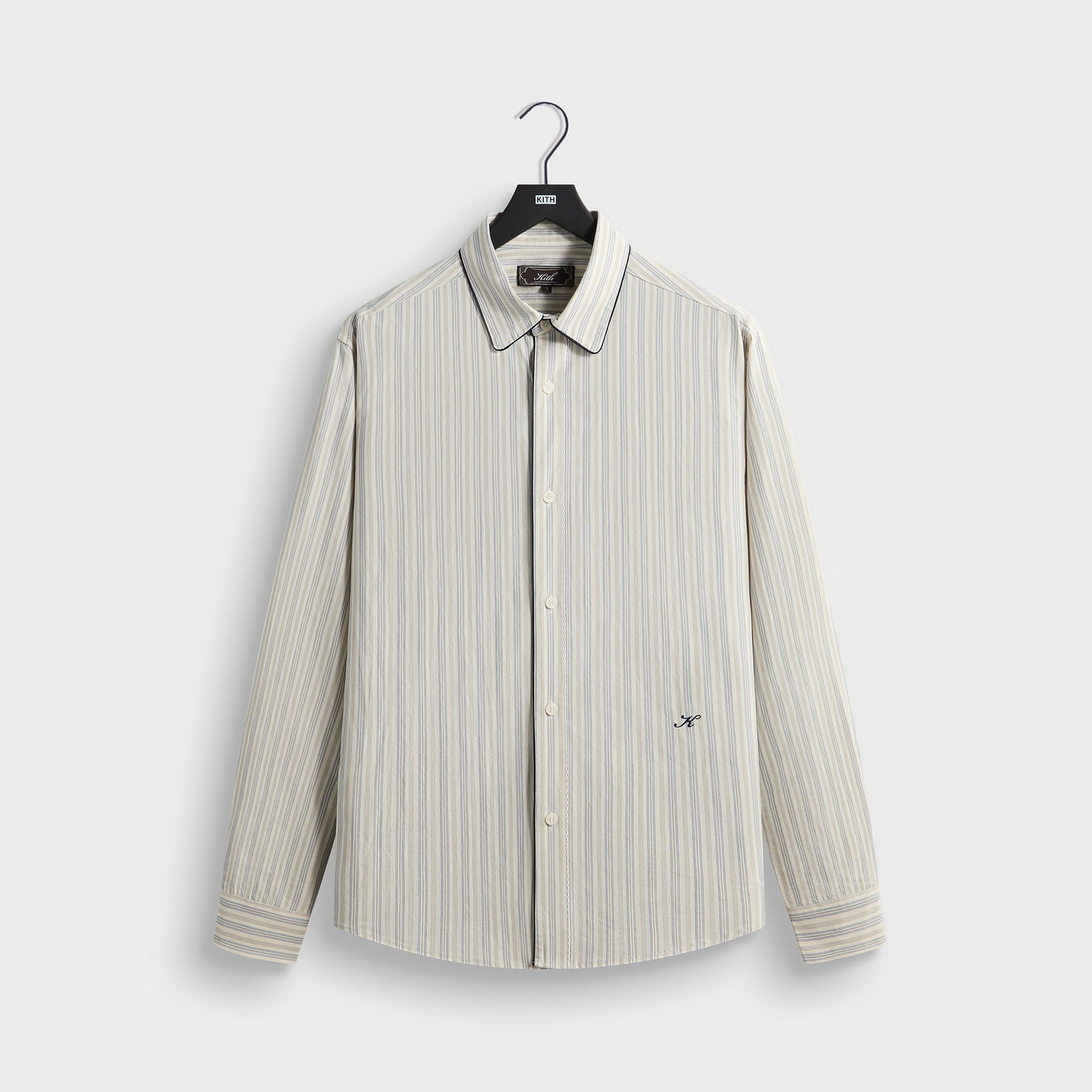 Kith Striped Poplin Georgie Shirt - Sandrift - PH