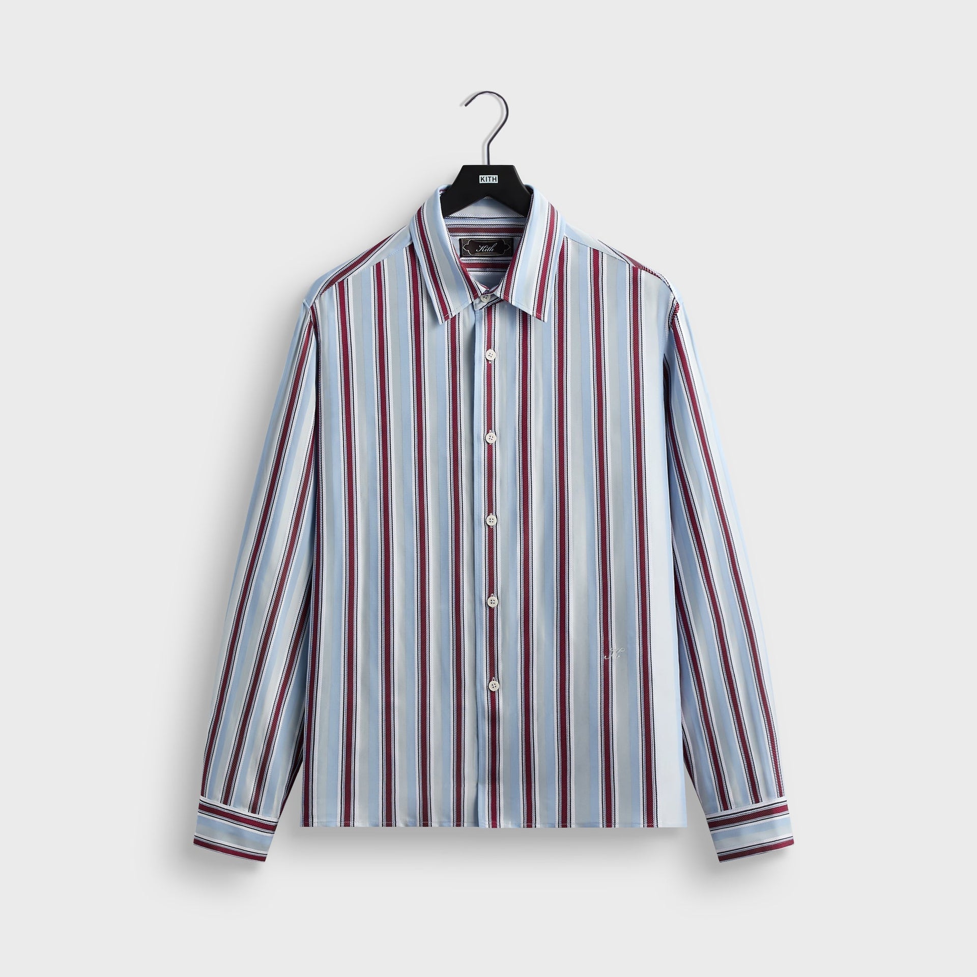 Kith Striped Jacquard Thompson Shirt - Tin - PH