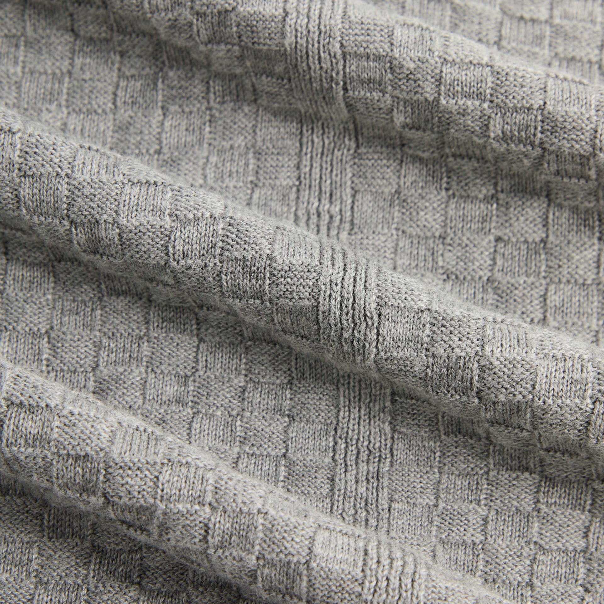 Kith Long Sleeve Tilden Pullover - Medium Heather Grey - PH