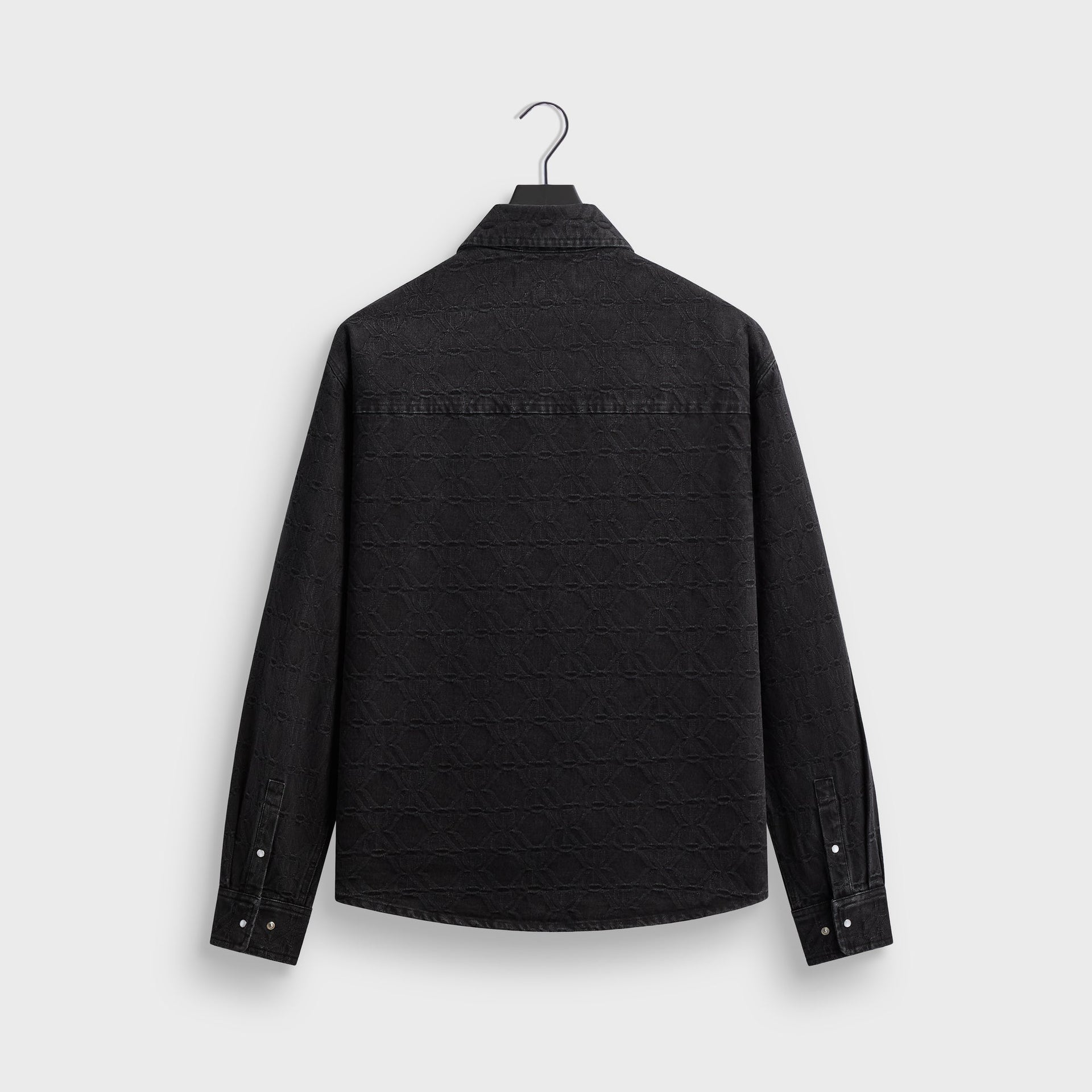 Kith Jacquard Crest Apollo Shirt - Black - PH