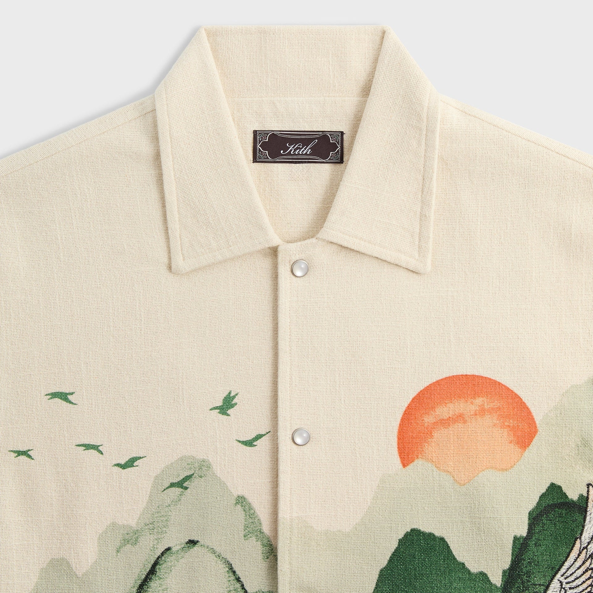 Kith Crane Horizon Long Sleeve BCO Shirt - Waffle - PH
