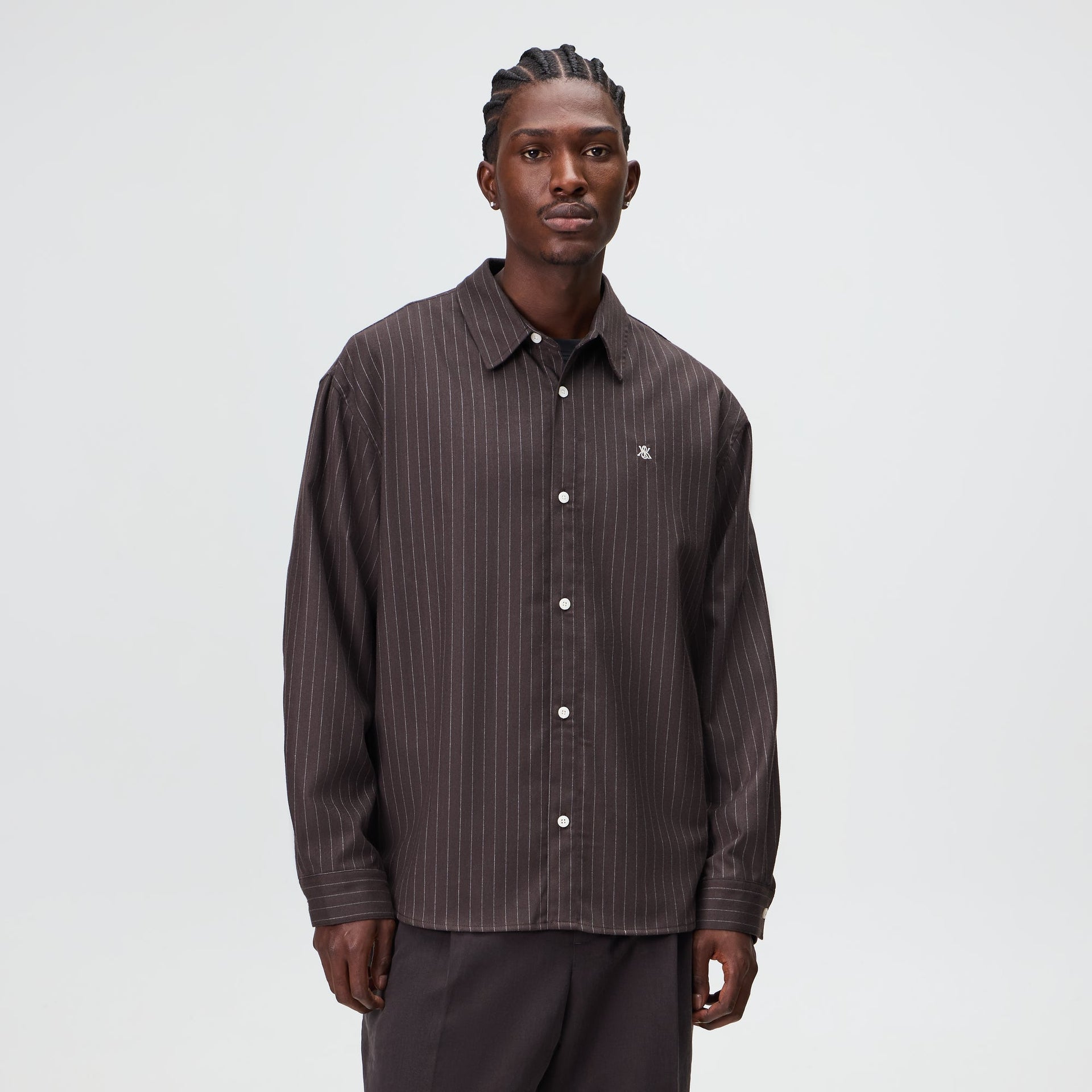 Kith Pinstripe Flannel Tamlin Buttondown Shirt - Clever - PH