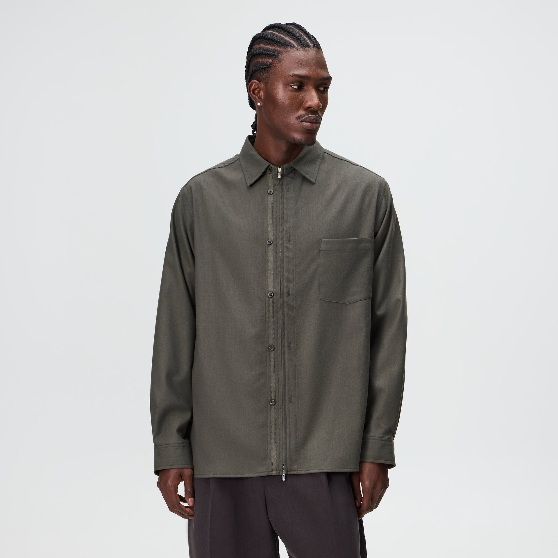 Kith Flannel Lorcan Shirt - Cypress - PH