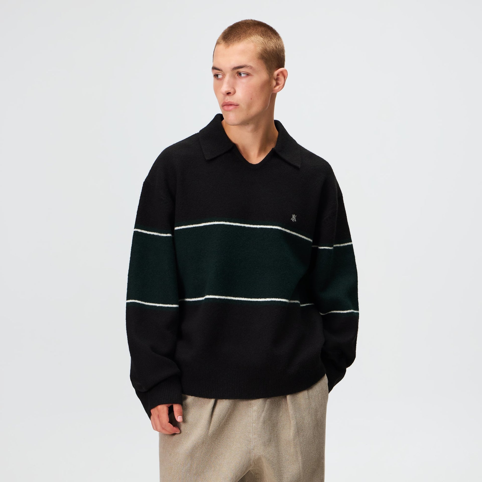 Kith Boucle Ulysses Sweater - Black - PH