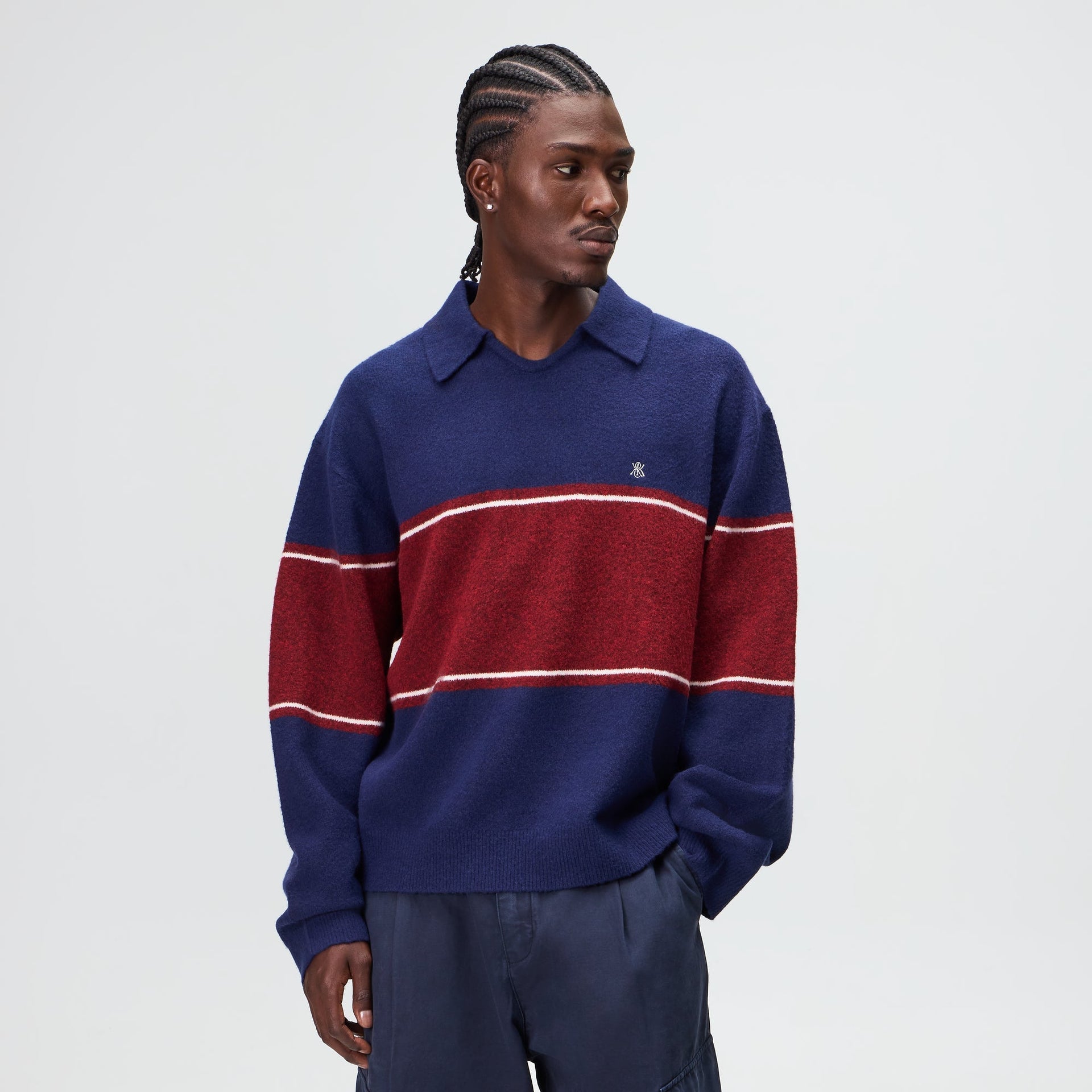 Kith Boucle Ulysses Sweater - Nocturnal - PH
