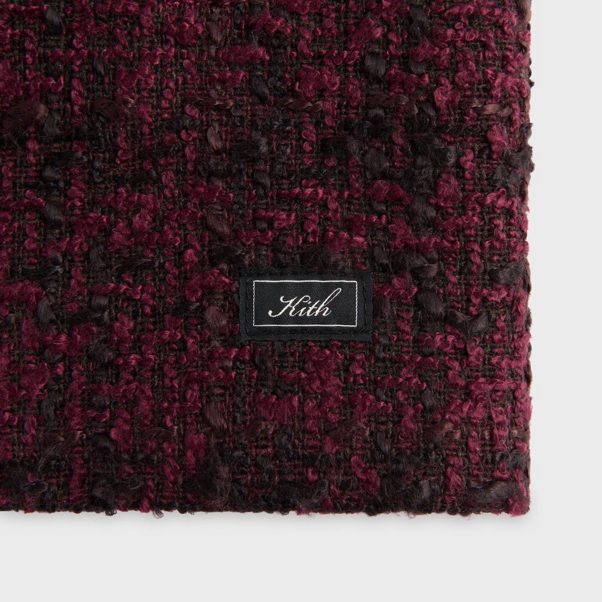 Kith Boucle Plaid Boxy Collared Overshirt - Essence - PH
