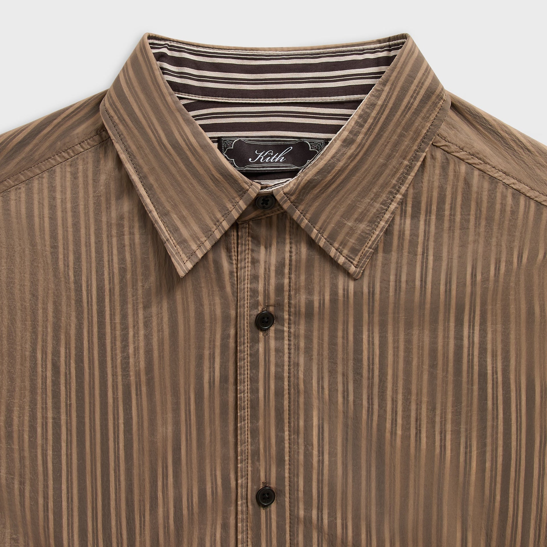 Kith Layered Stripe Georgie Shirt - Gobi - PH