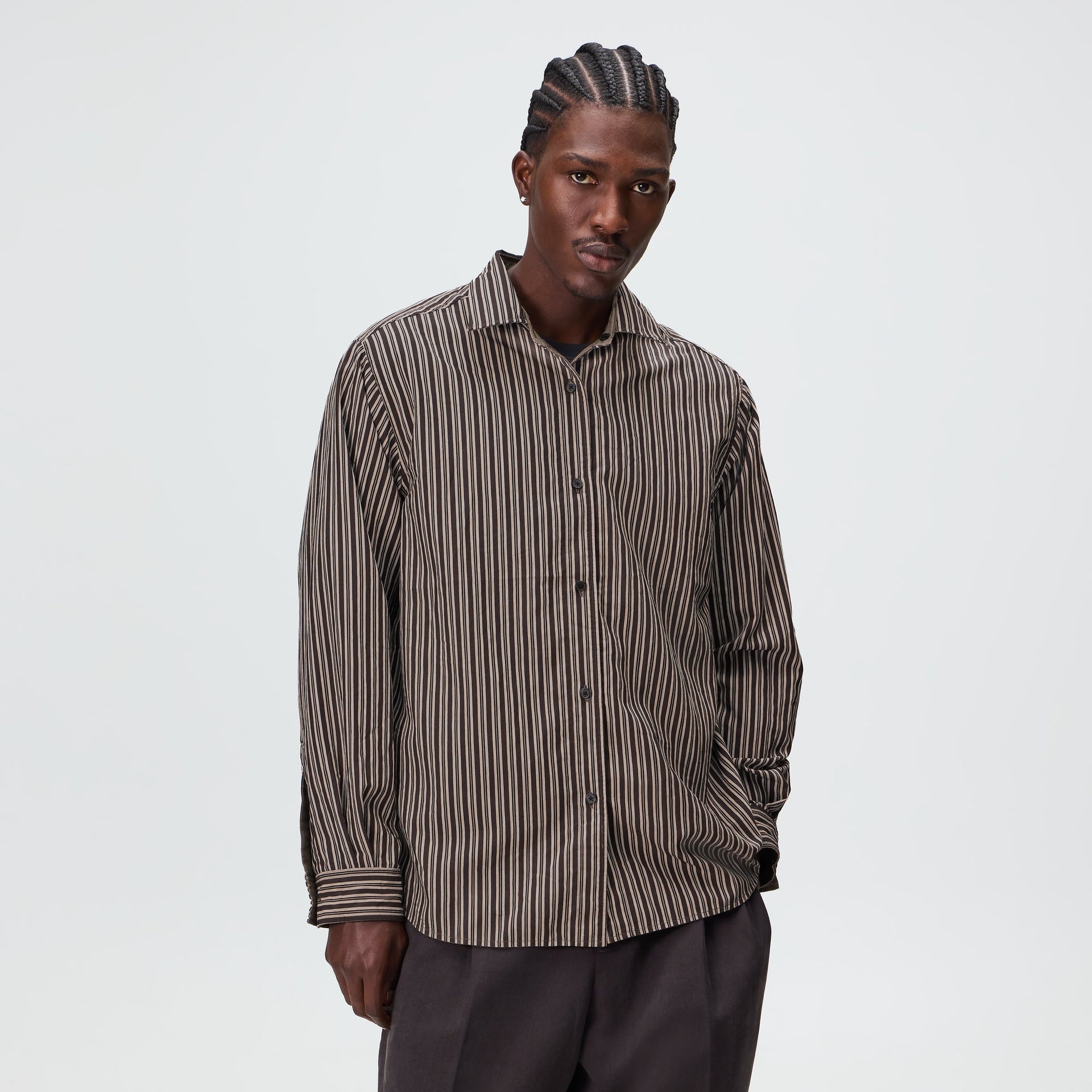 Kith Layered Stripe Georgie Shirt - Gobi - PH