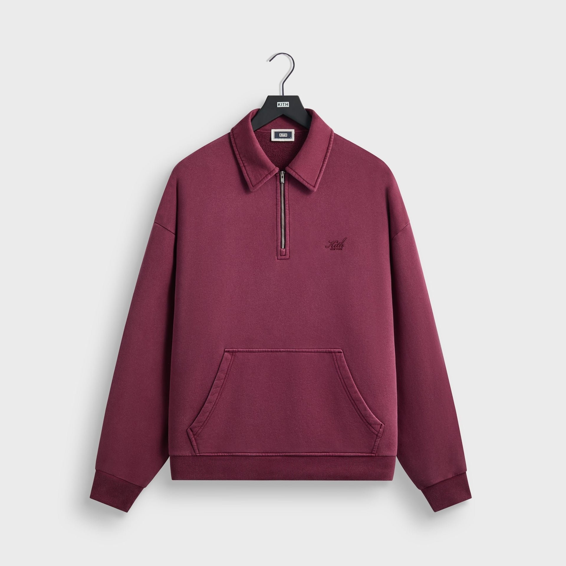 Kith Quarter Zip Popover Sweatshirt - Essence - PH
