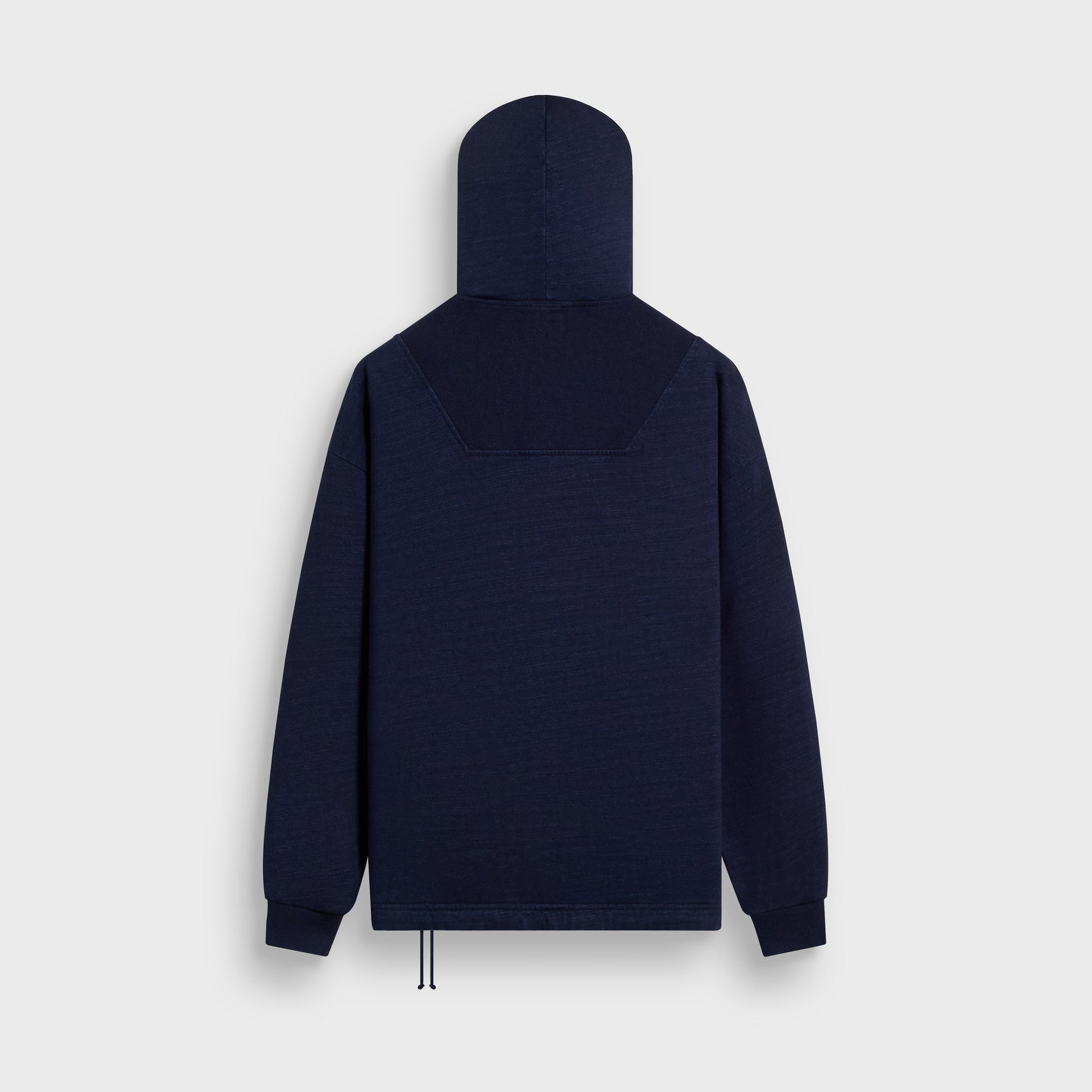 Kith Indigo Fleece Cropped Camden Hoodie - Raw Indigo