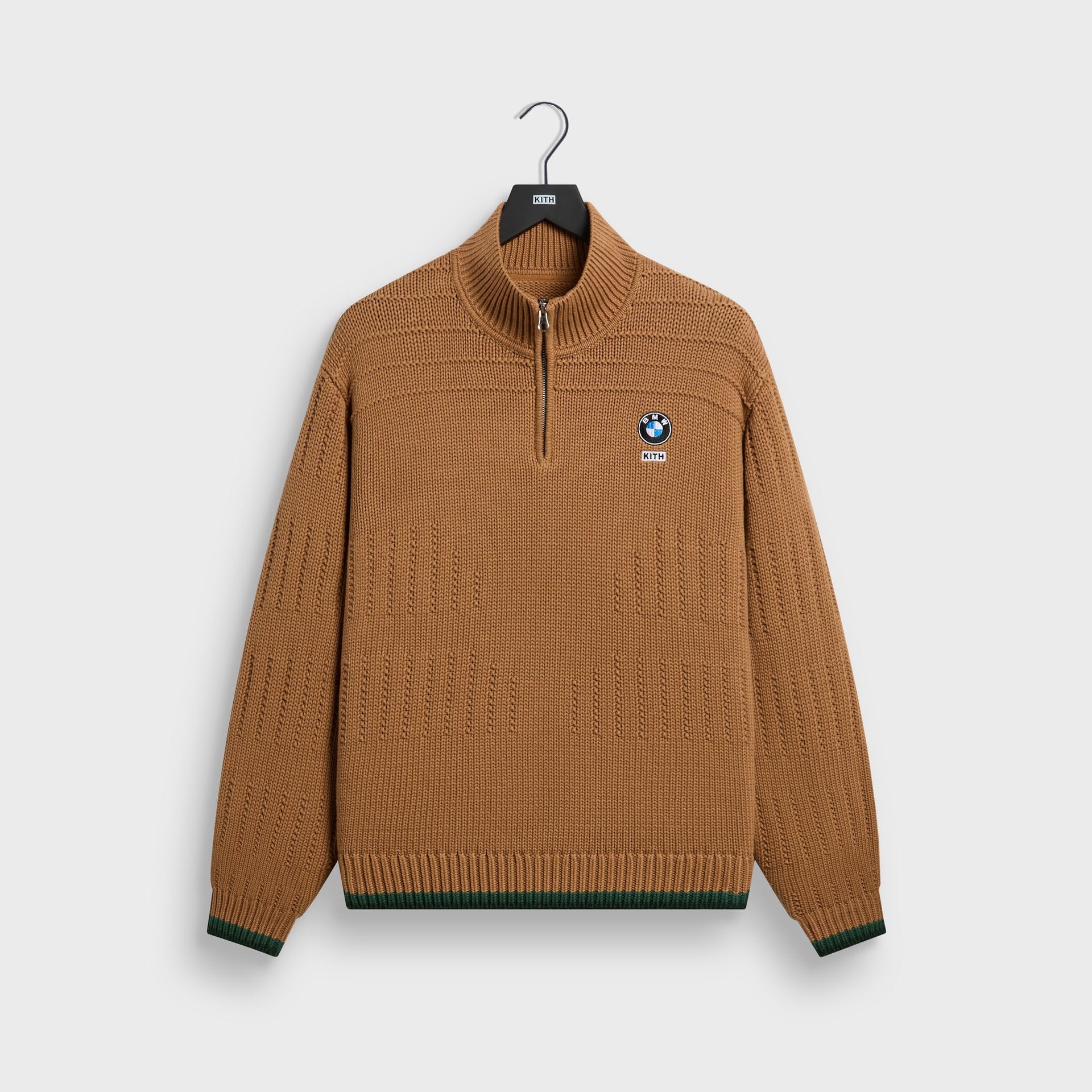 Kith for BMW Ansel Quarter Zip Sweater - Desert - PH