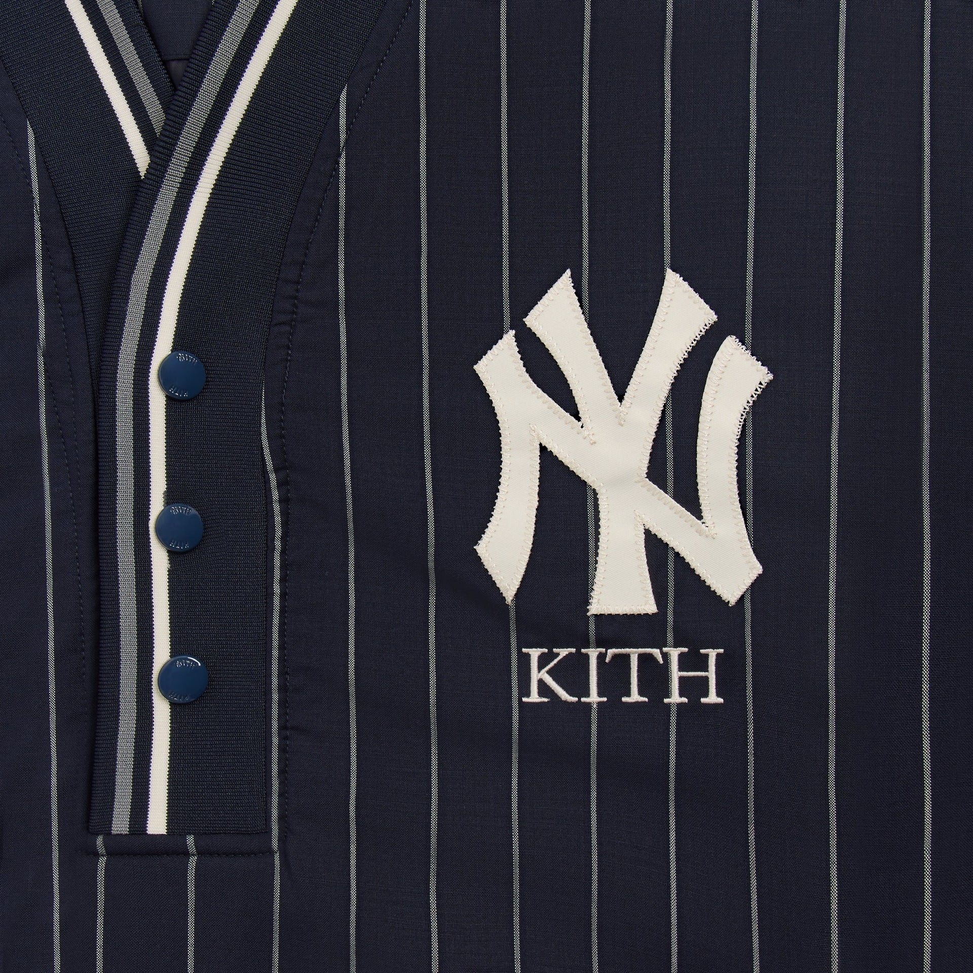 Kith for the New York Yankees Tropical Wool Raffi Pullover - Nocturnal - PH