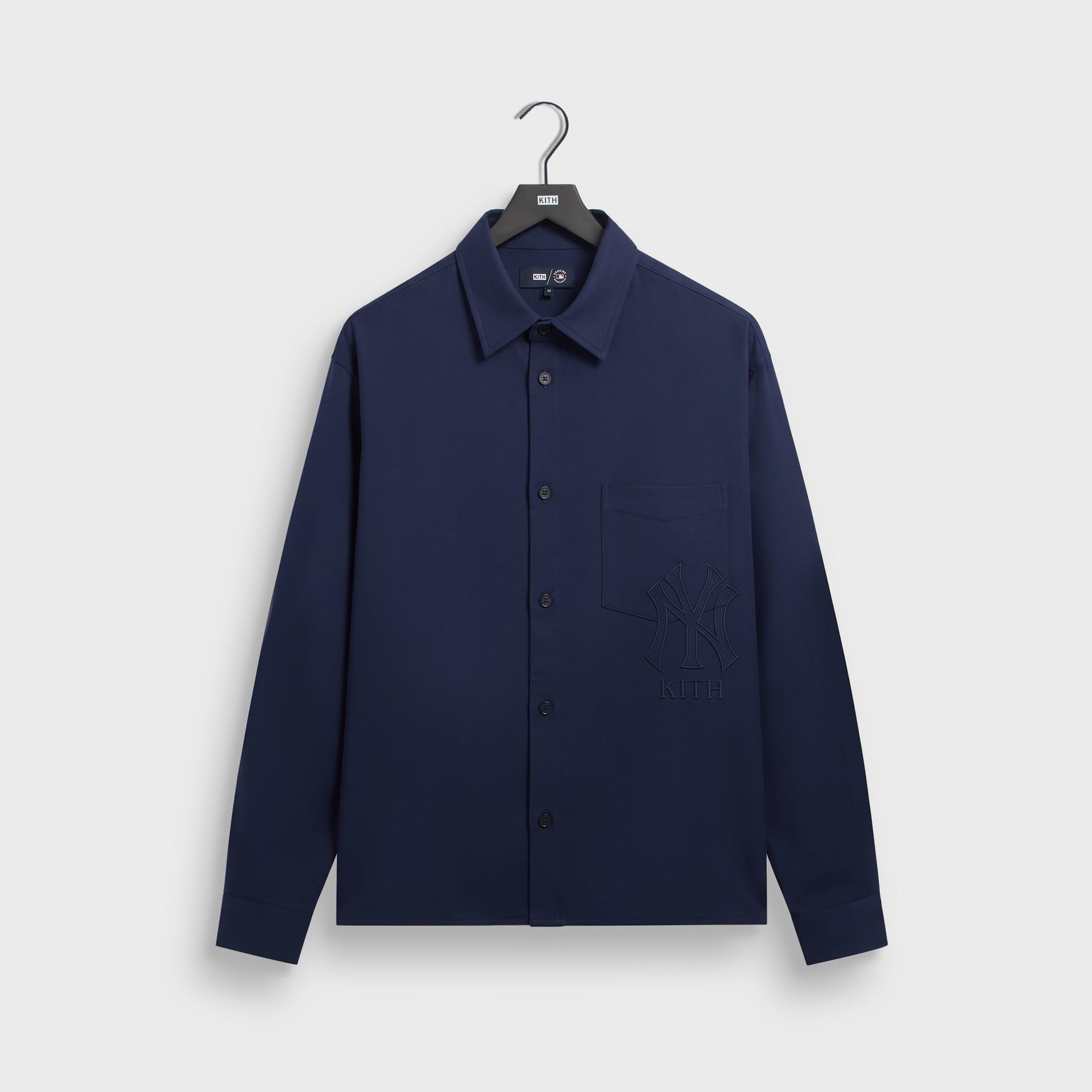 Kith for the New York Yankees Flannel Deon Overshirt - Nocturnal - PH