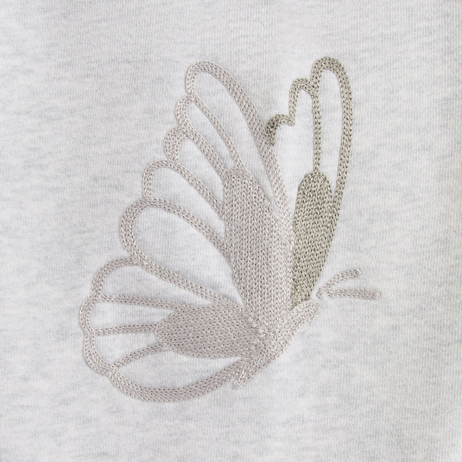 Kith Varsity Lawson Crewneck - Light Heather Grey - PH