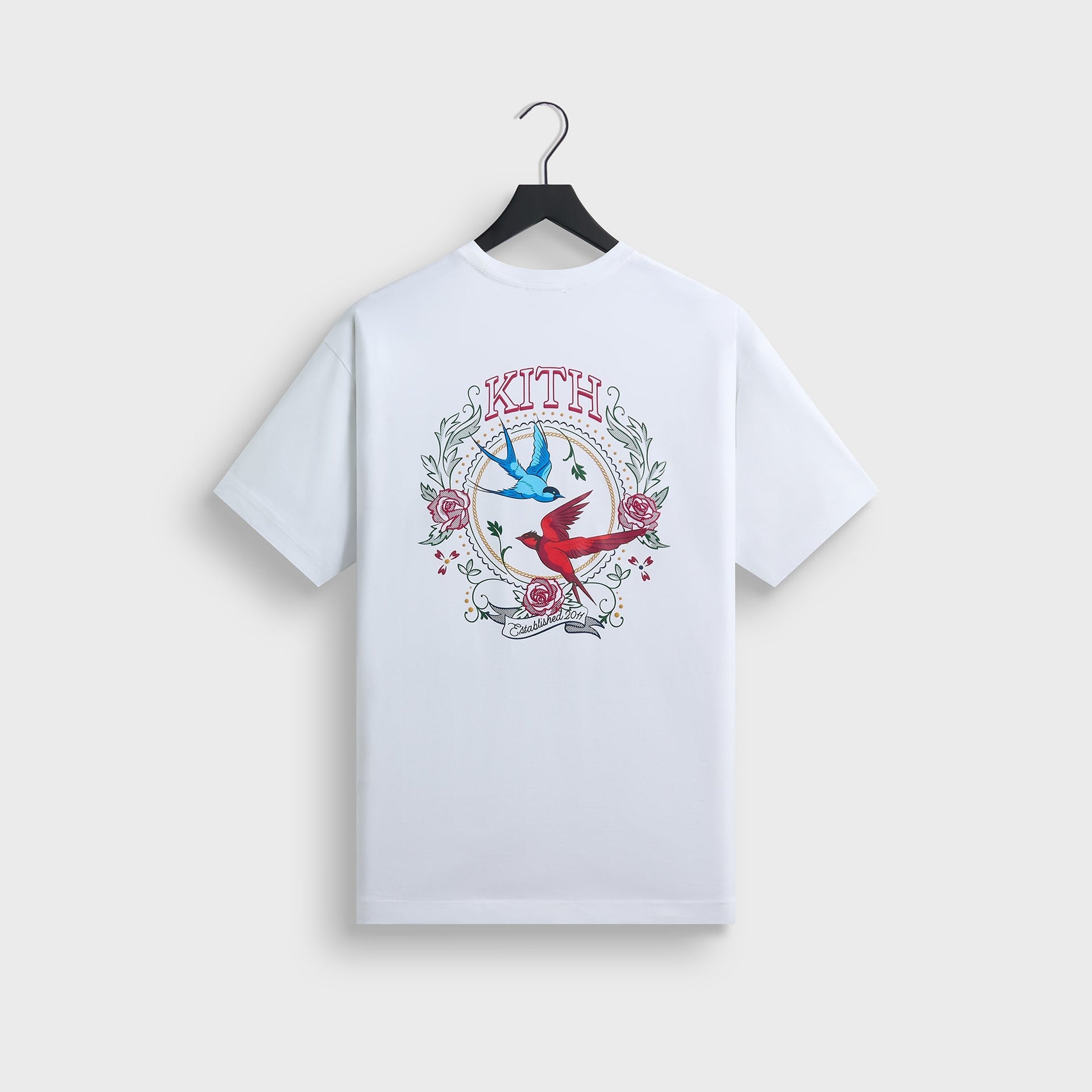 Kith Swallows Emblem Short Sleeve Tee - White - PH