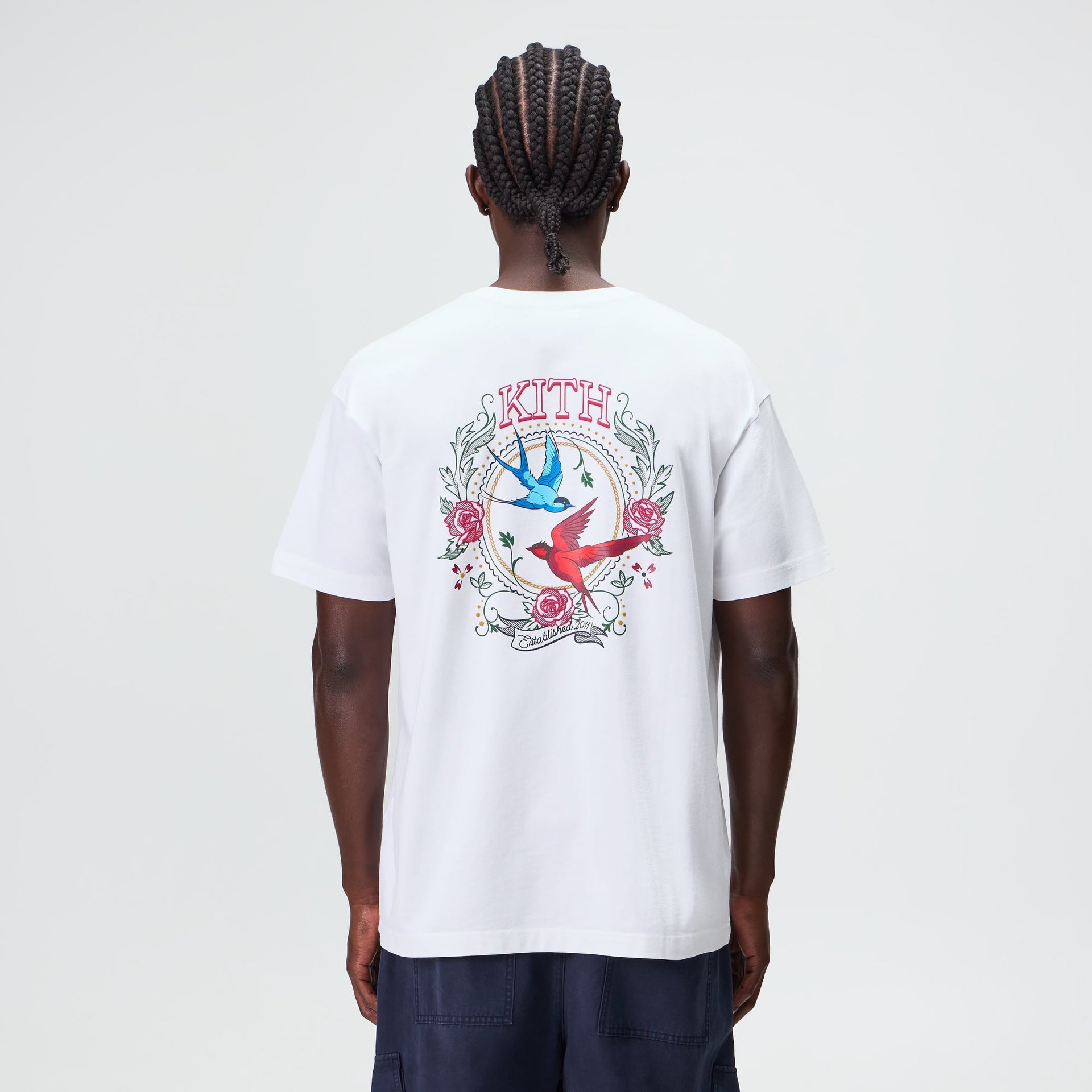 Kith Swallows Emblem Short Sleeve Tee - White - PH