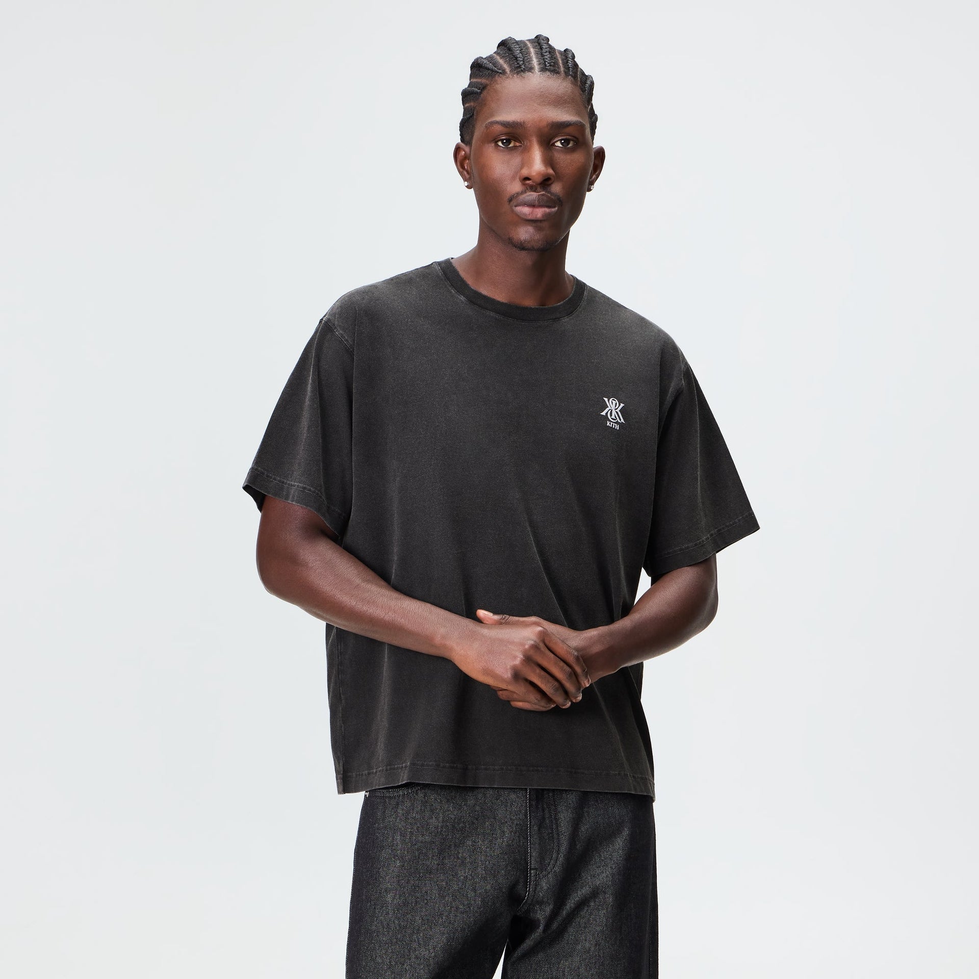 Kith Guardian Alex Boxy Vintage Tee - Black - PH