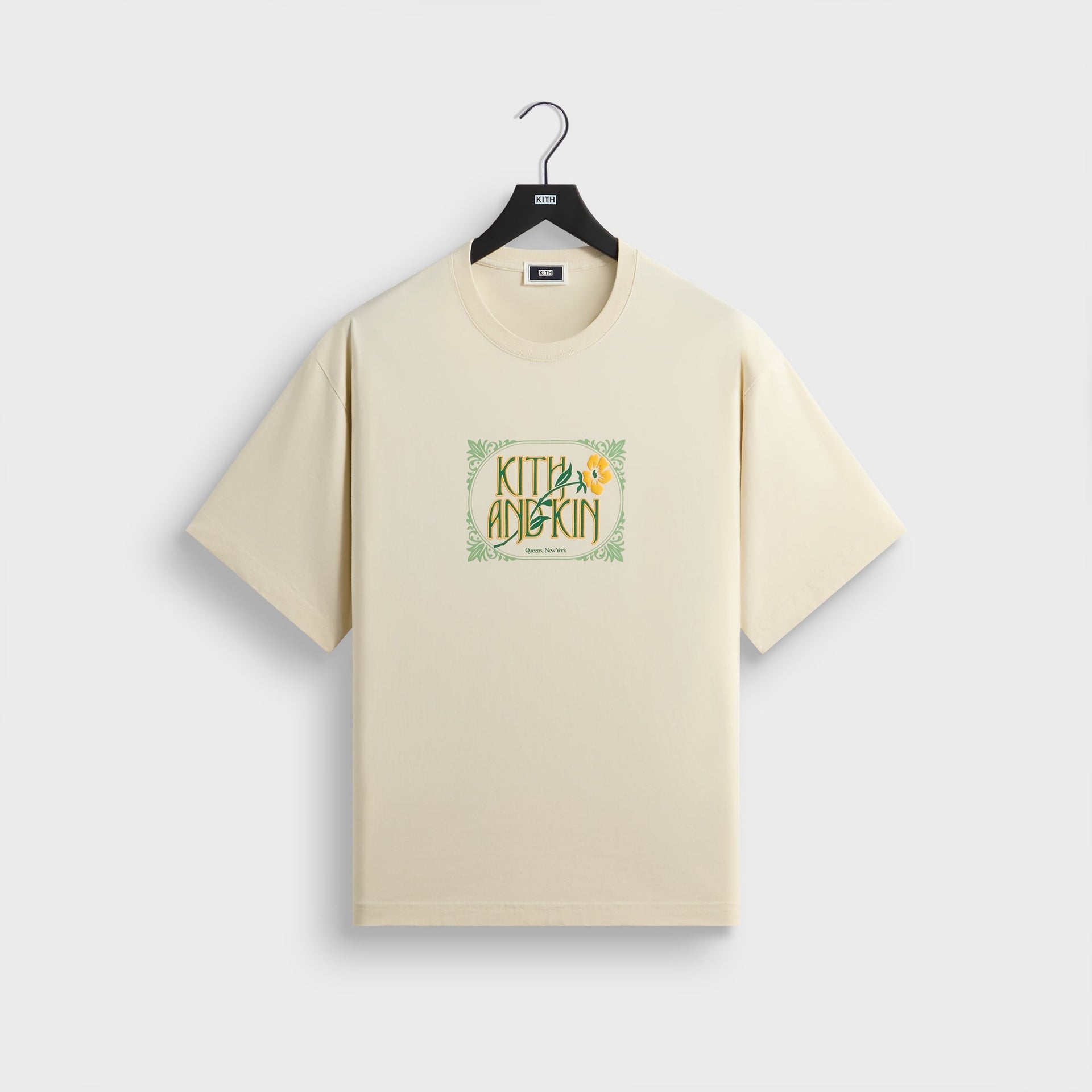 Kith Folk Bloom Alex Boxy Tee - Waffle