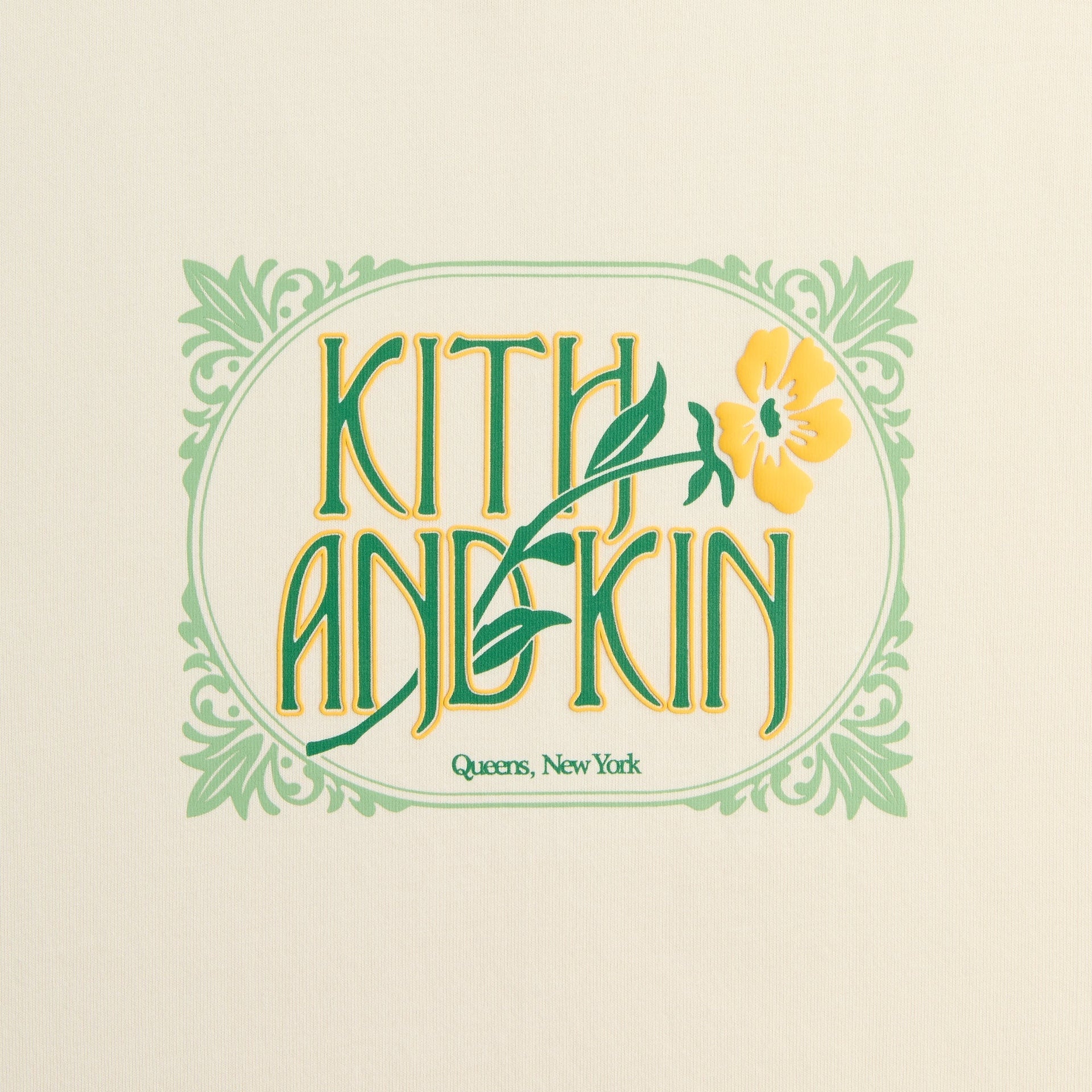 Kith Folk Bloom Alex Boxy Tee - Waffle - PH