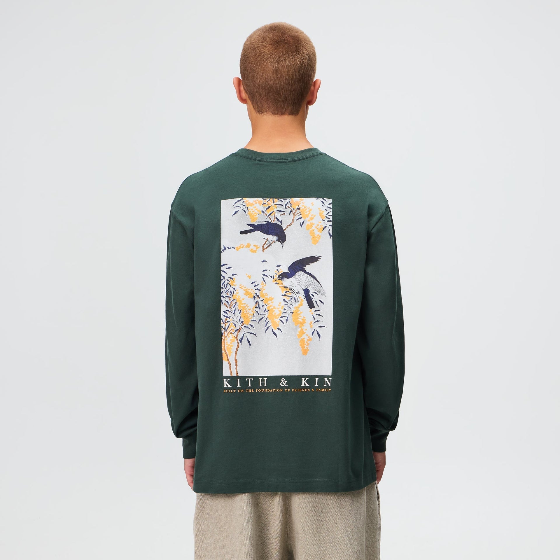 Kith Winter Tailbird Long Sleeve Pocket Tee - Stadium - PH