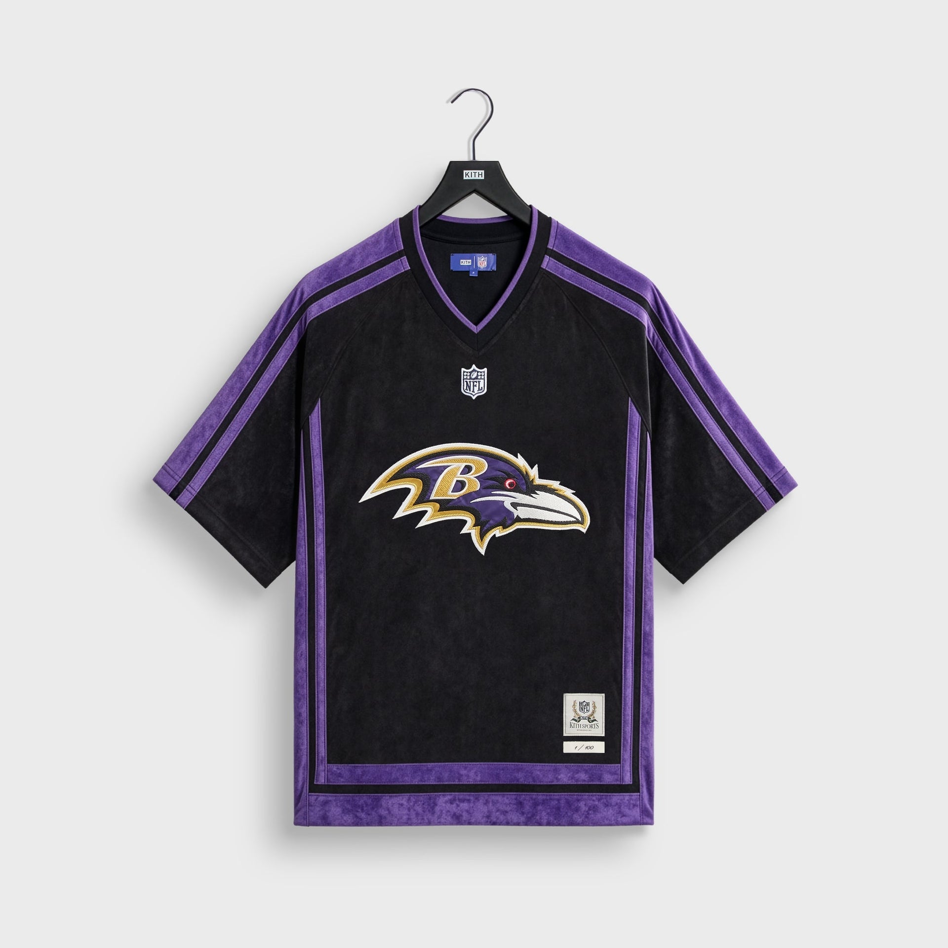 Kith & the NFL for the Baltimore Ravens Leon Shirt - Black - PH
