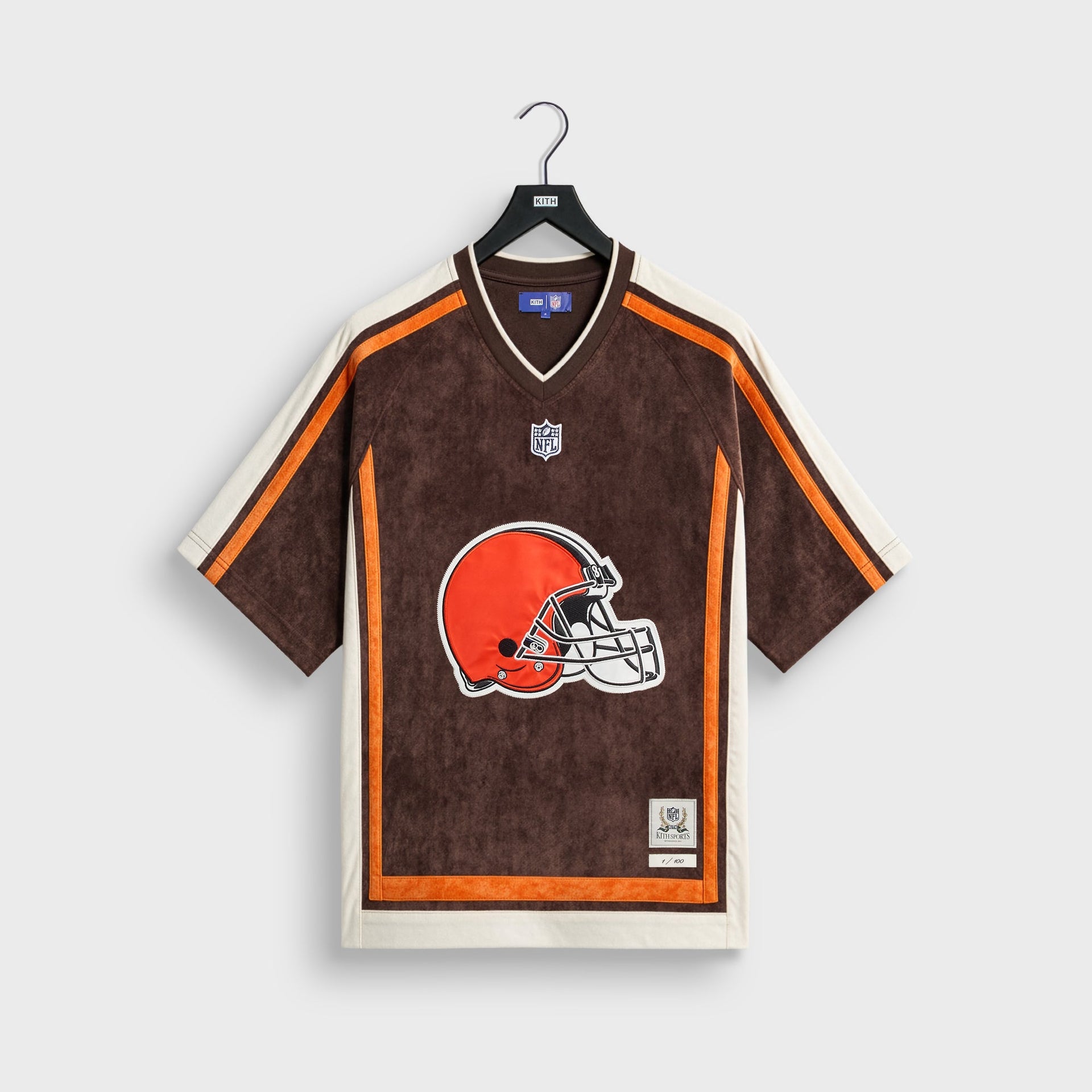 Kith & the NFL for the Cleveland Browns Leon Shirt - Legacy