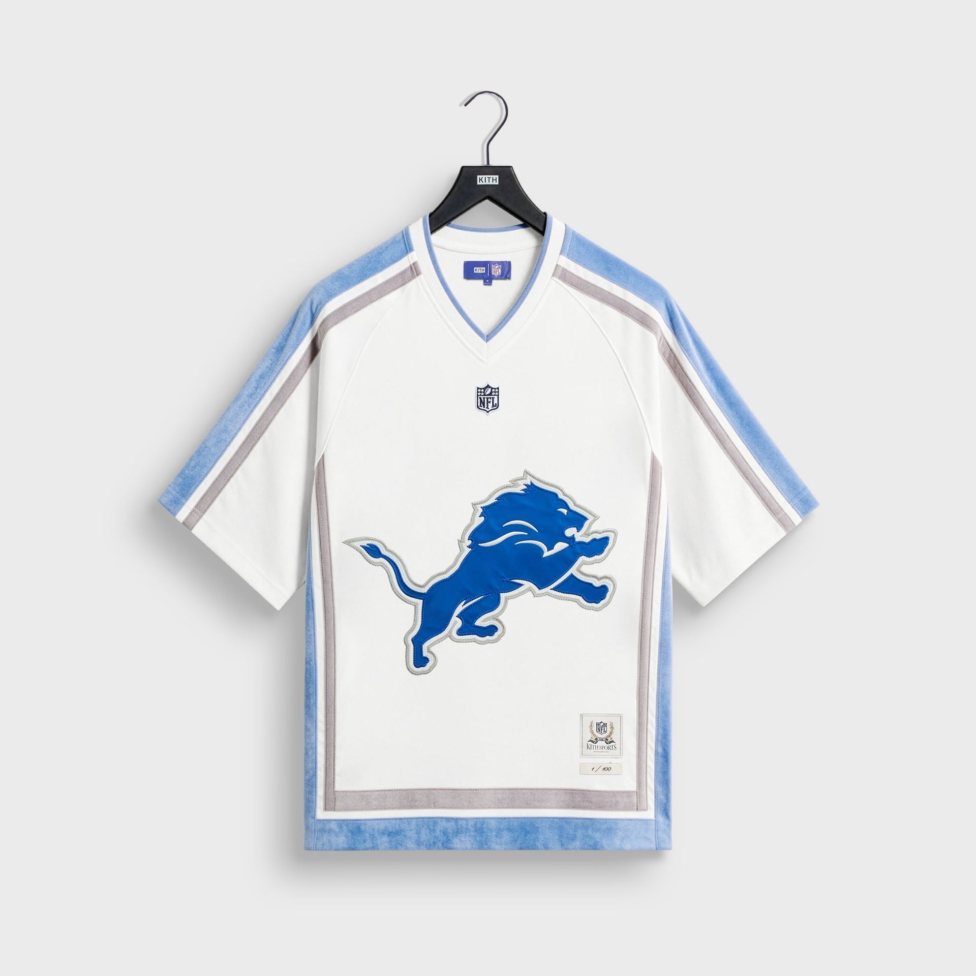 Kith & the NFL for the Detroit Lions Leon Shirt - White - PH